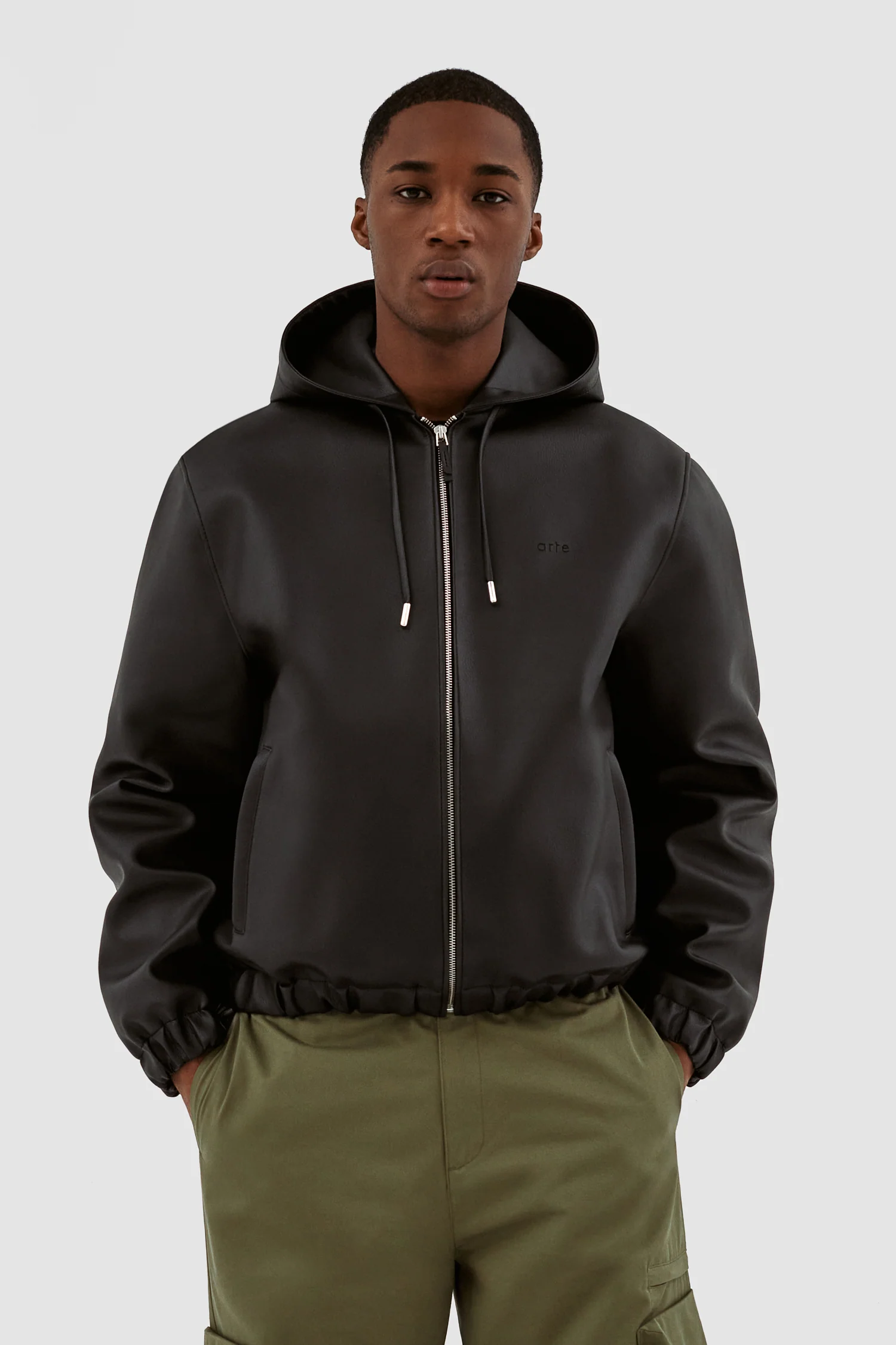 Jonah Hooded Jacket - Black - Image 2