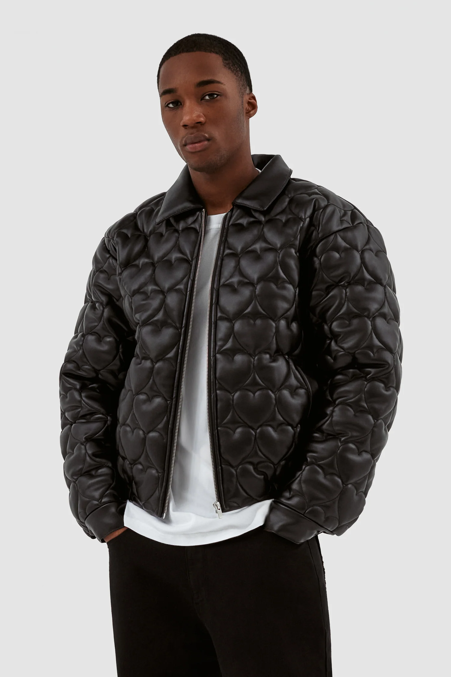 Jonah Padded Jacket - Black - Image 2