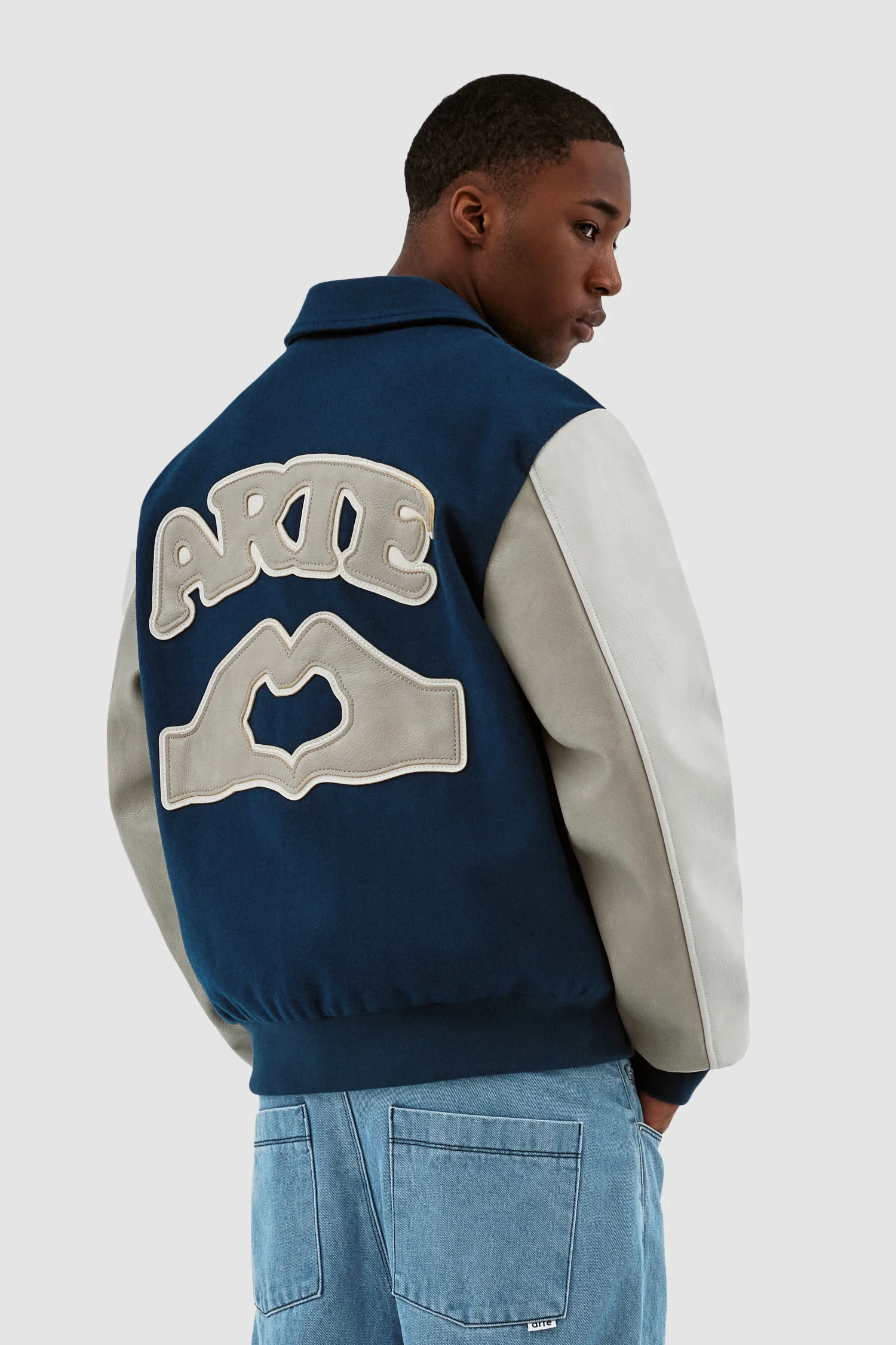 Jonah Team Jacket - Teal/Cream - Image 2