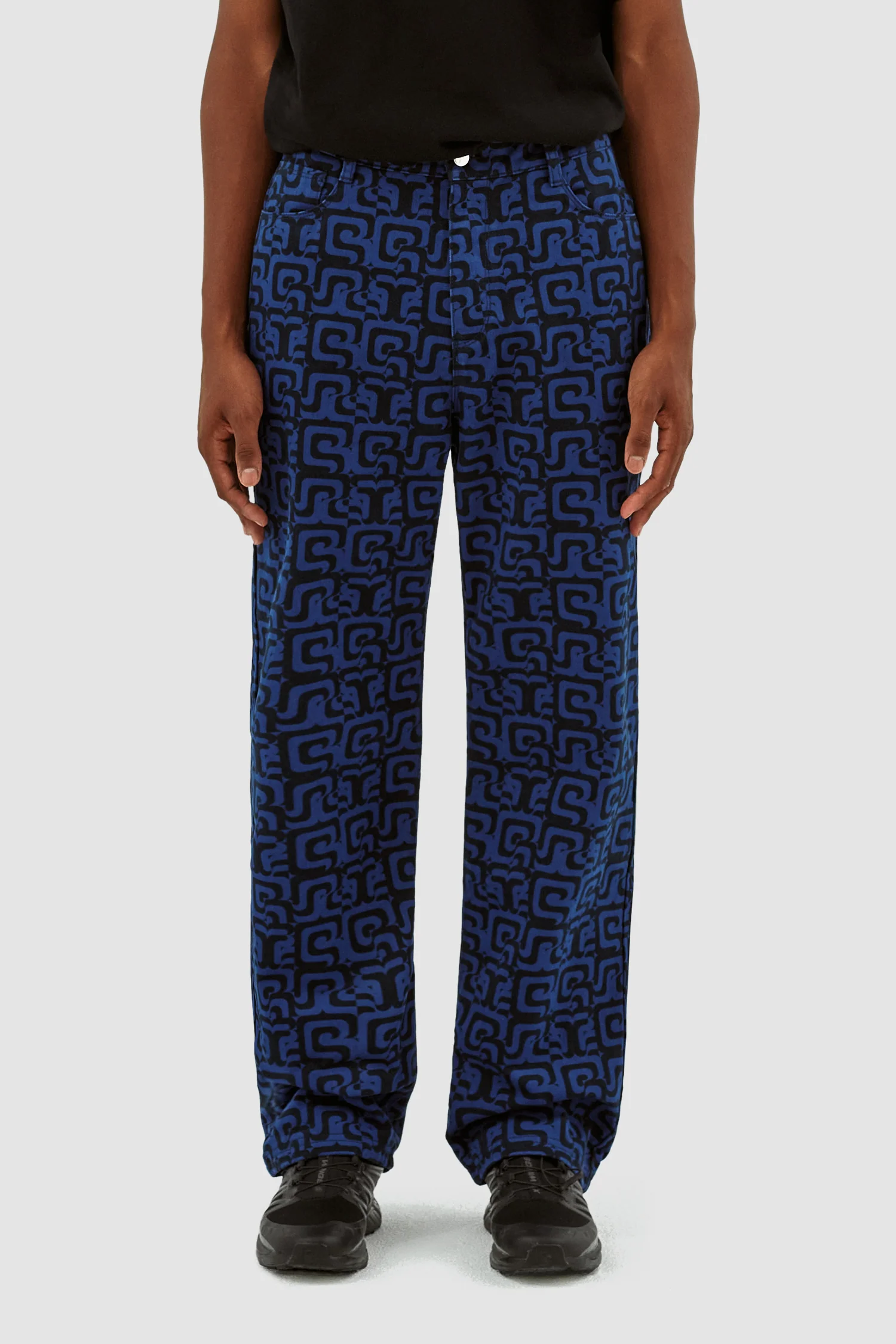 Jonas Allover Pants - Navy/Blue - Image 2