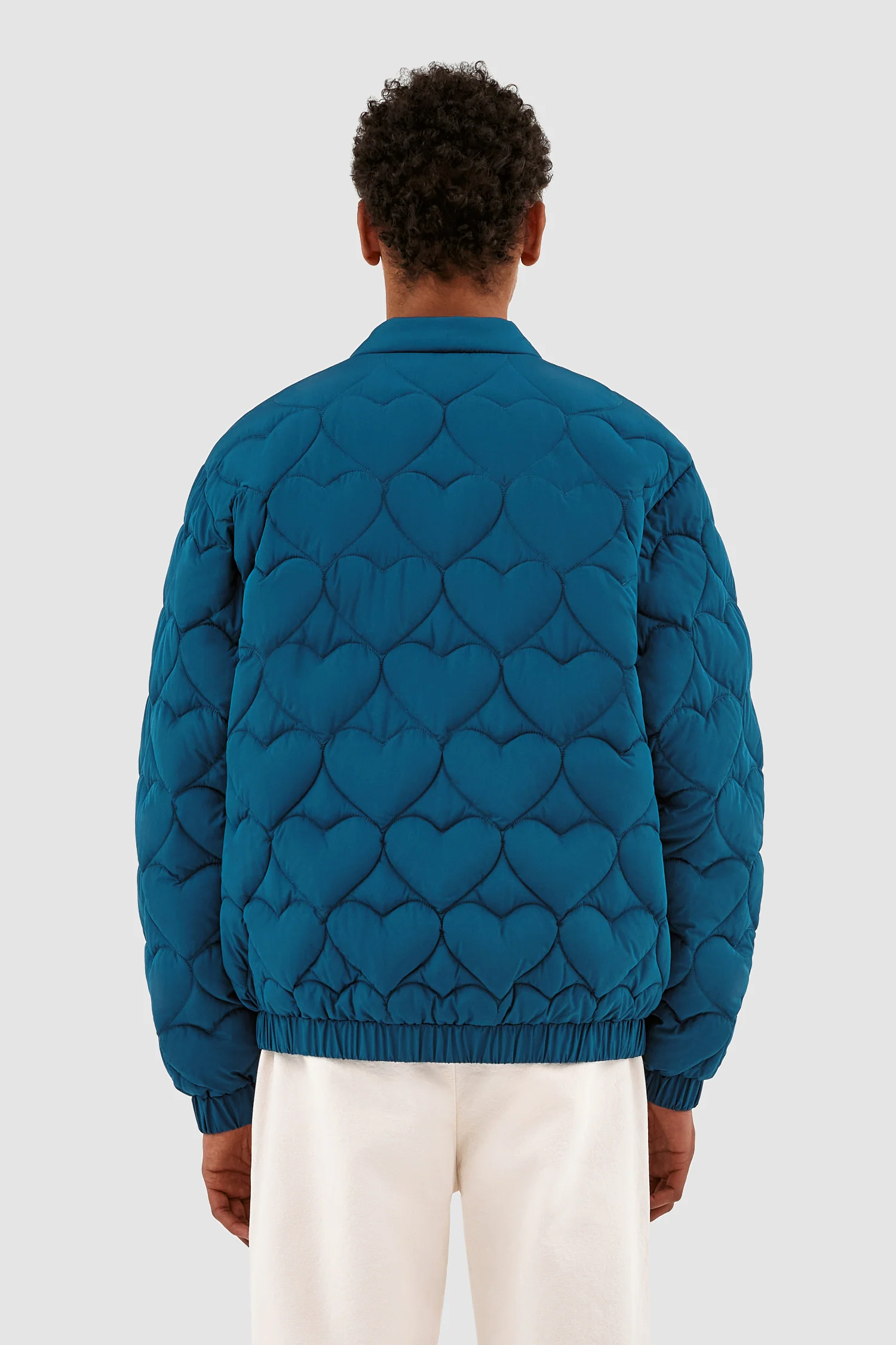 Jonas Heart Jacket - Petrol Blue - Image 3