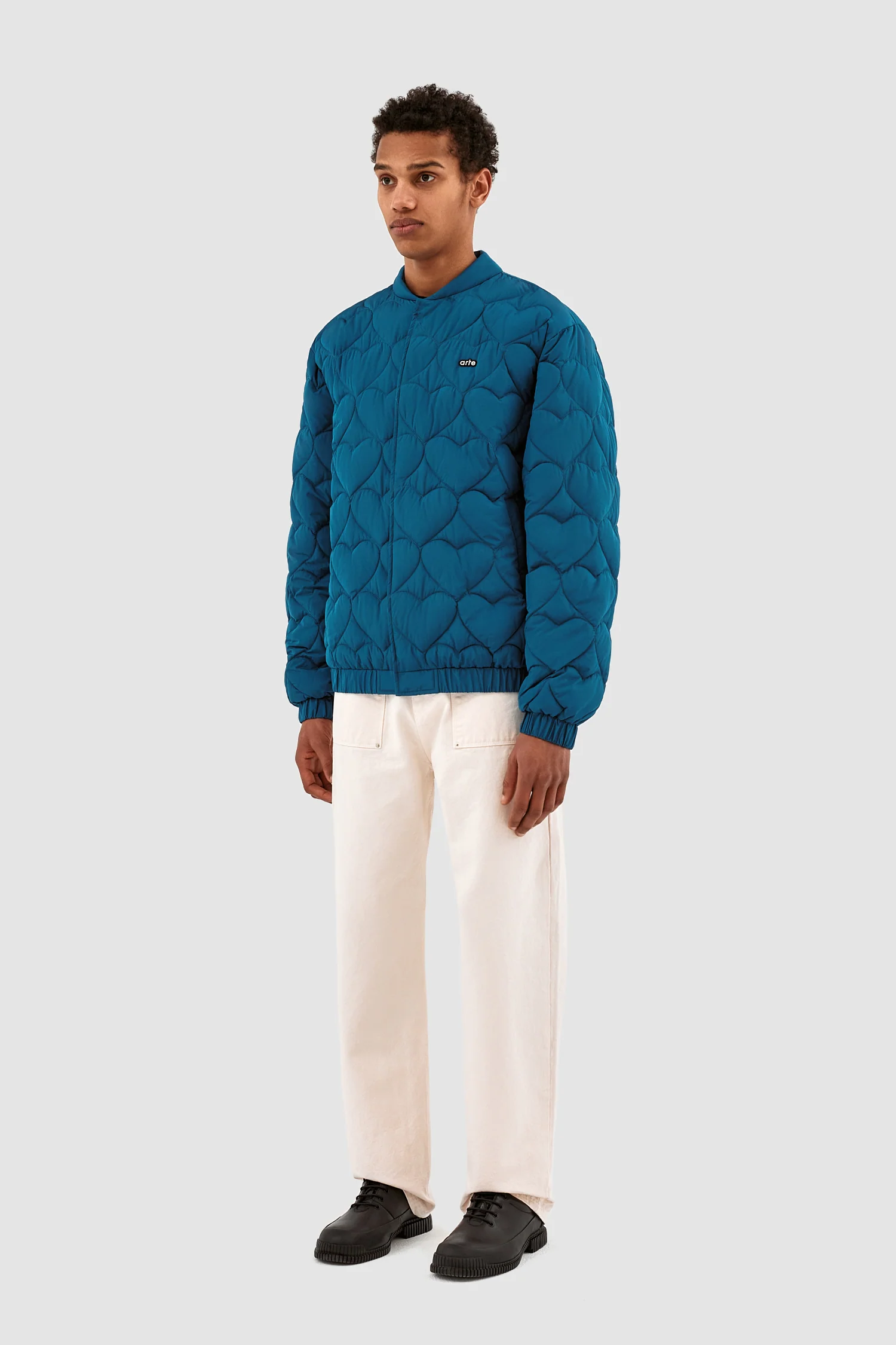 Jonas Heart Jacket - Petrol Blue - Image 5