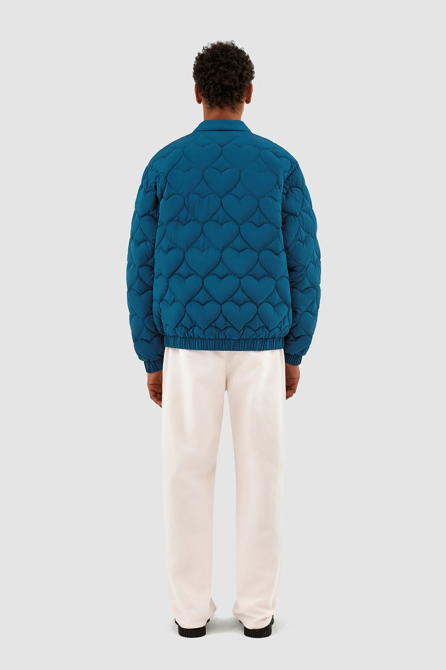 Jonas Heart Jacket - Petrol Blue - Image 6