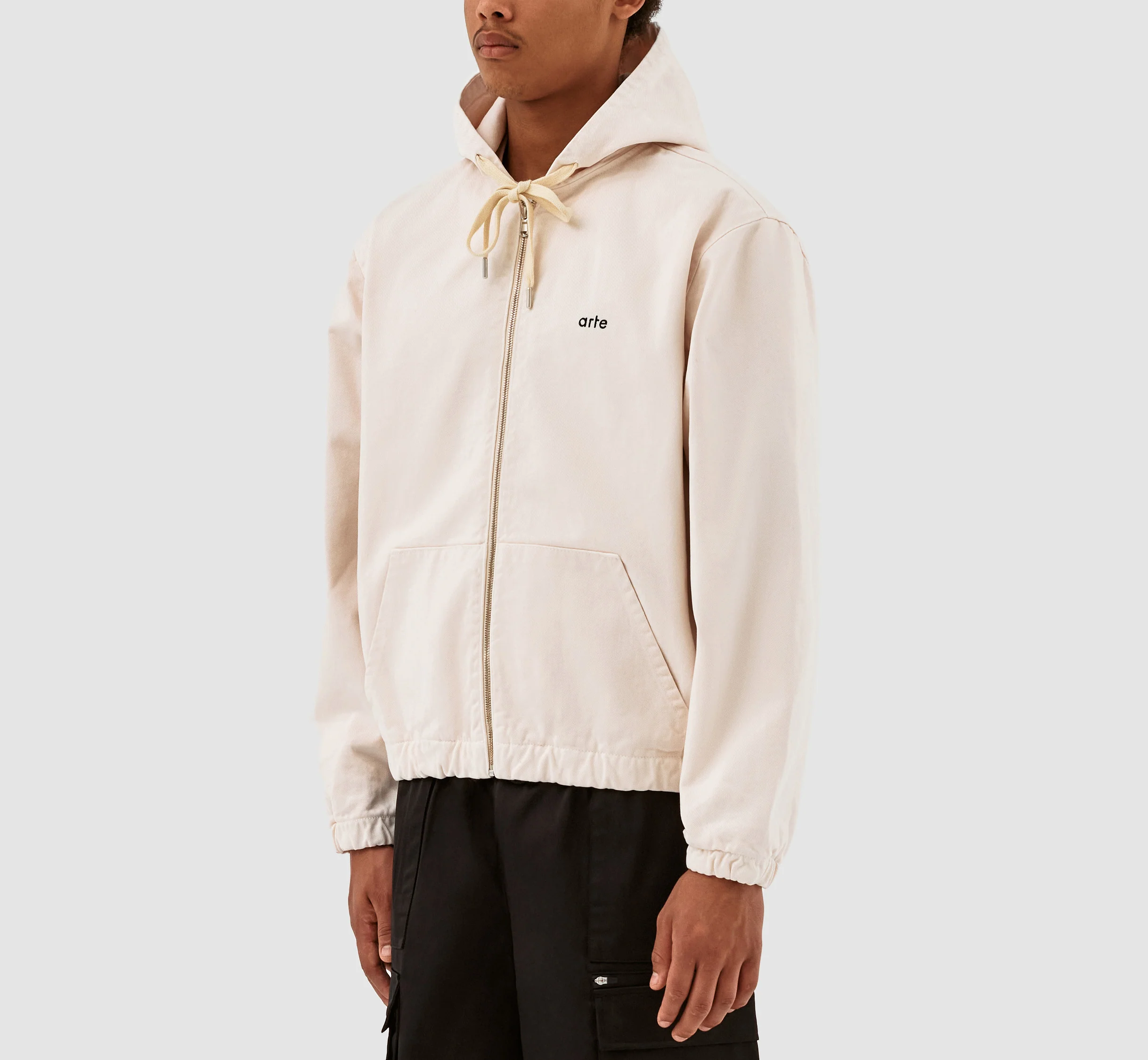 Jonas Hood Jacket - Cream - Image 4