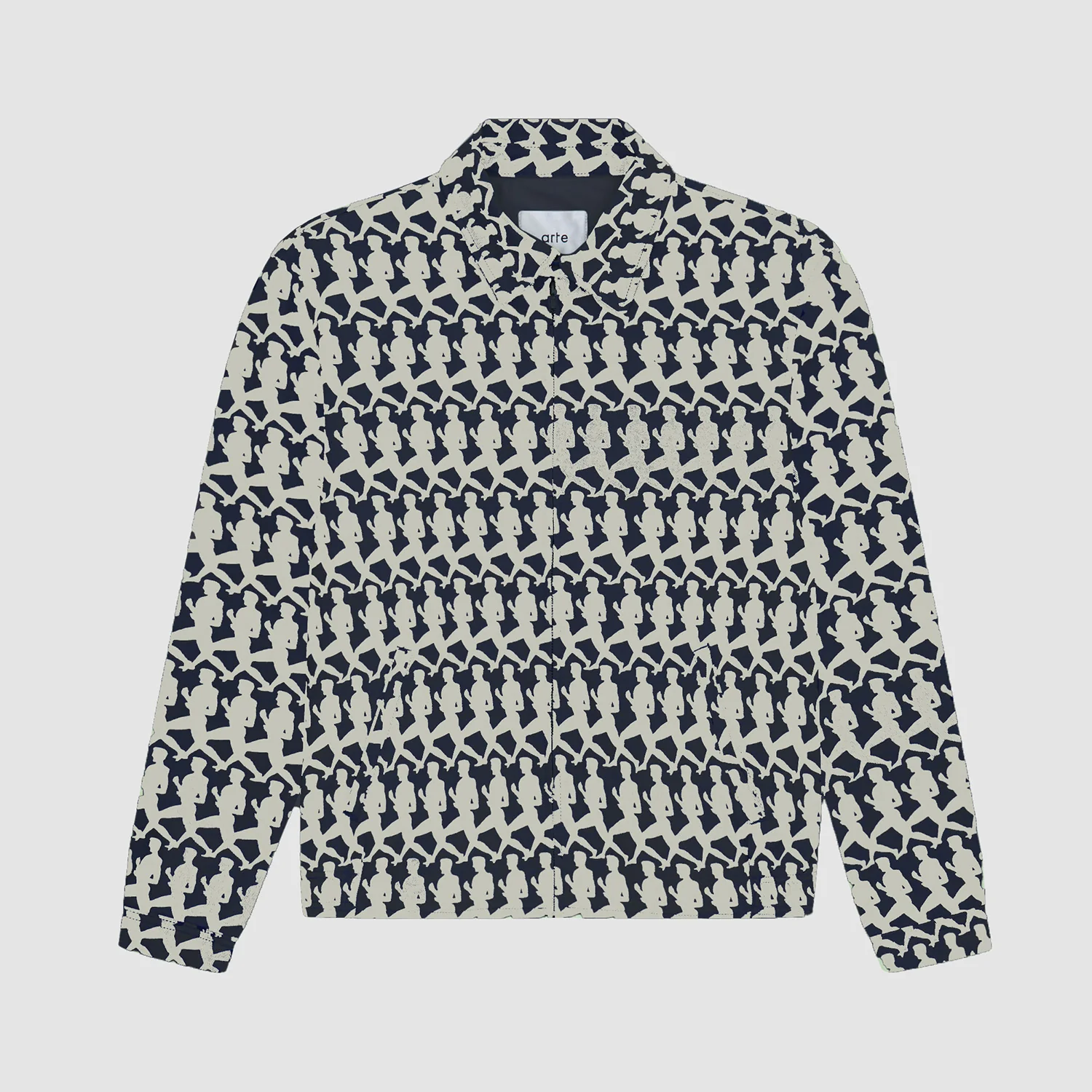 Jones Allover Jacket - Navy/Cream