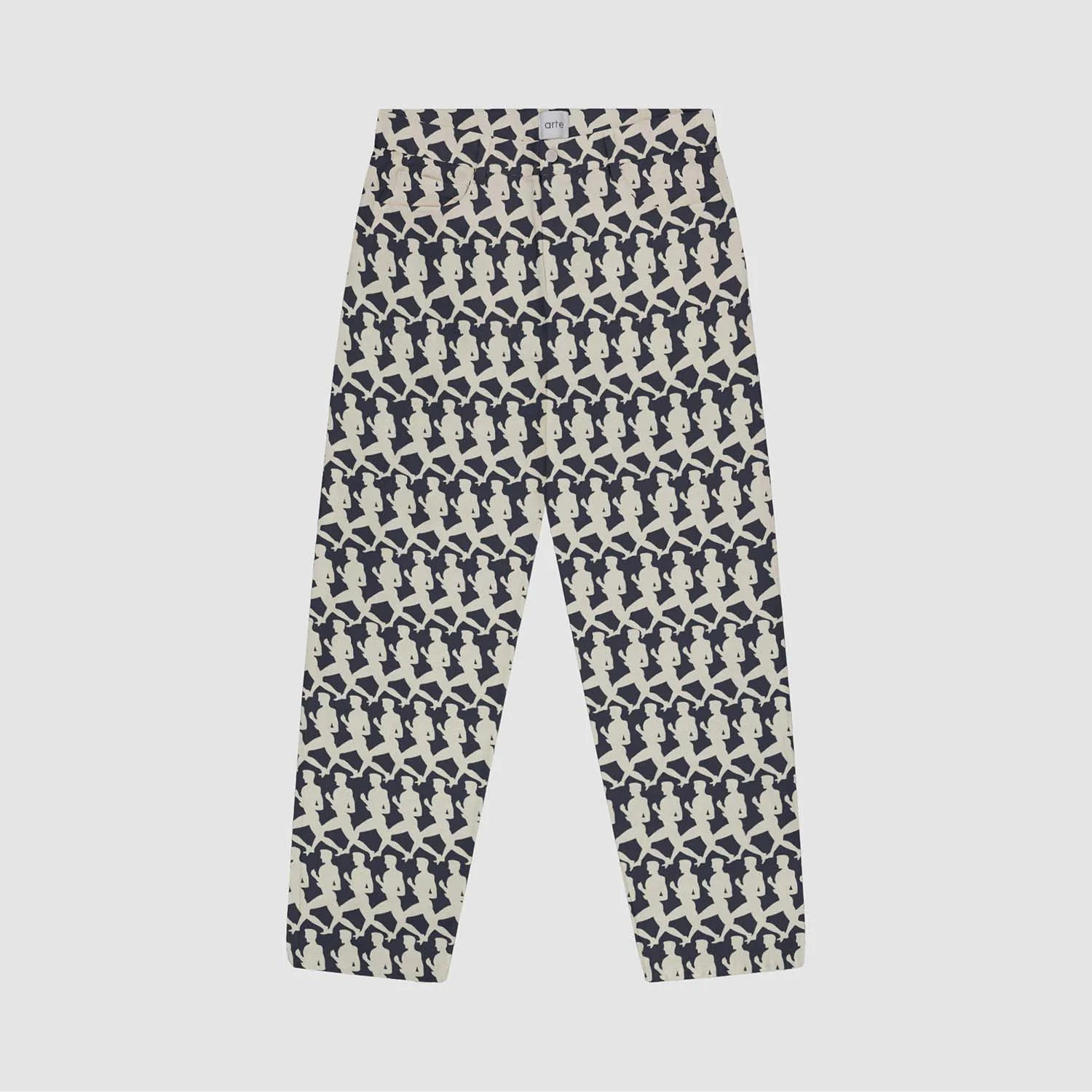 Jones Allover Pants - Navy/Cream
