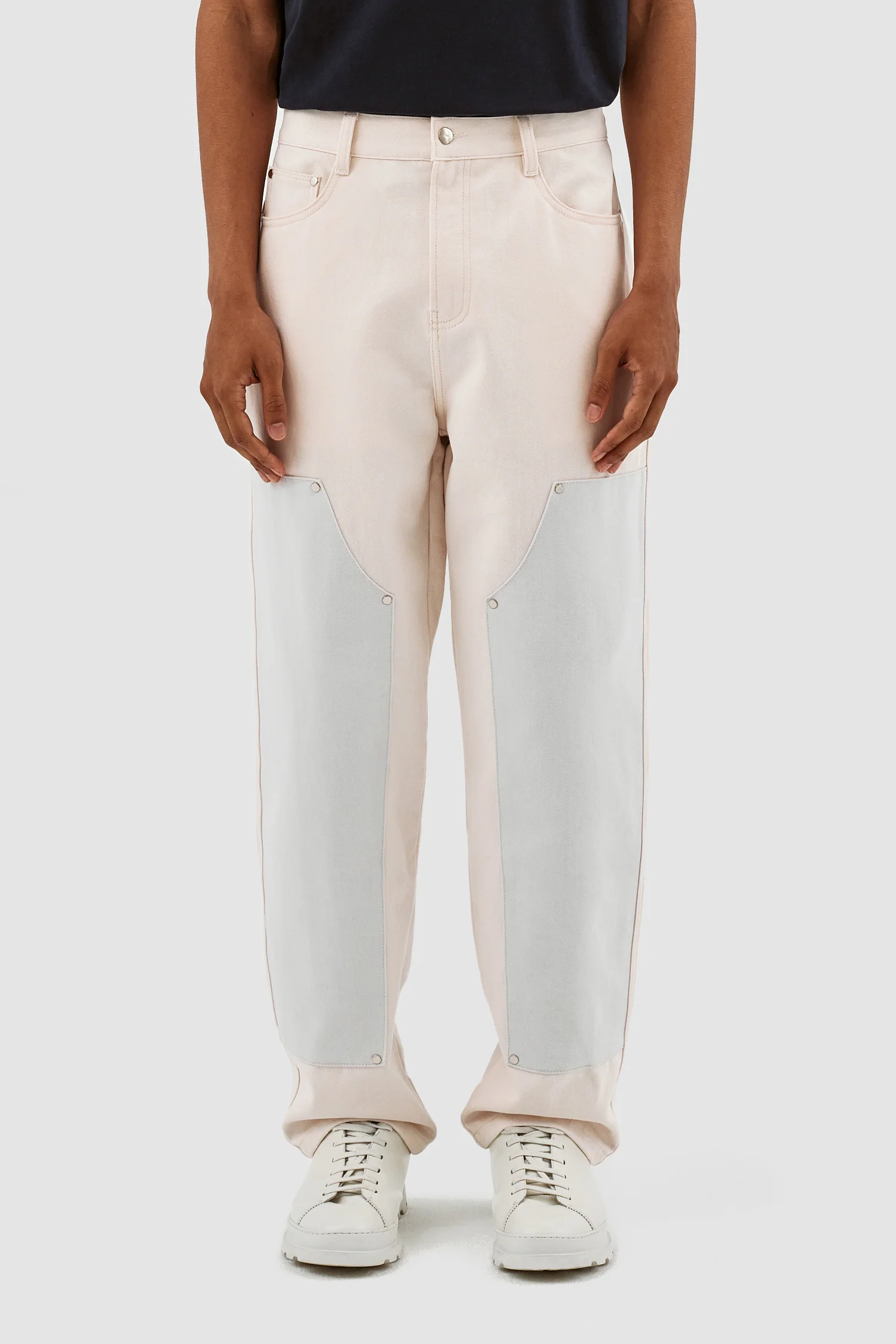 Jones Colorblock Pants - Cream/Nimbus Cloud - Image 2