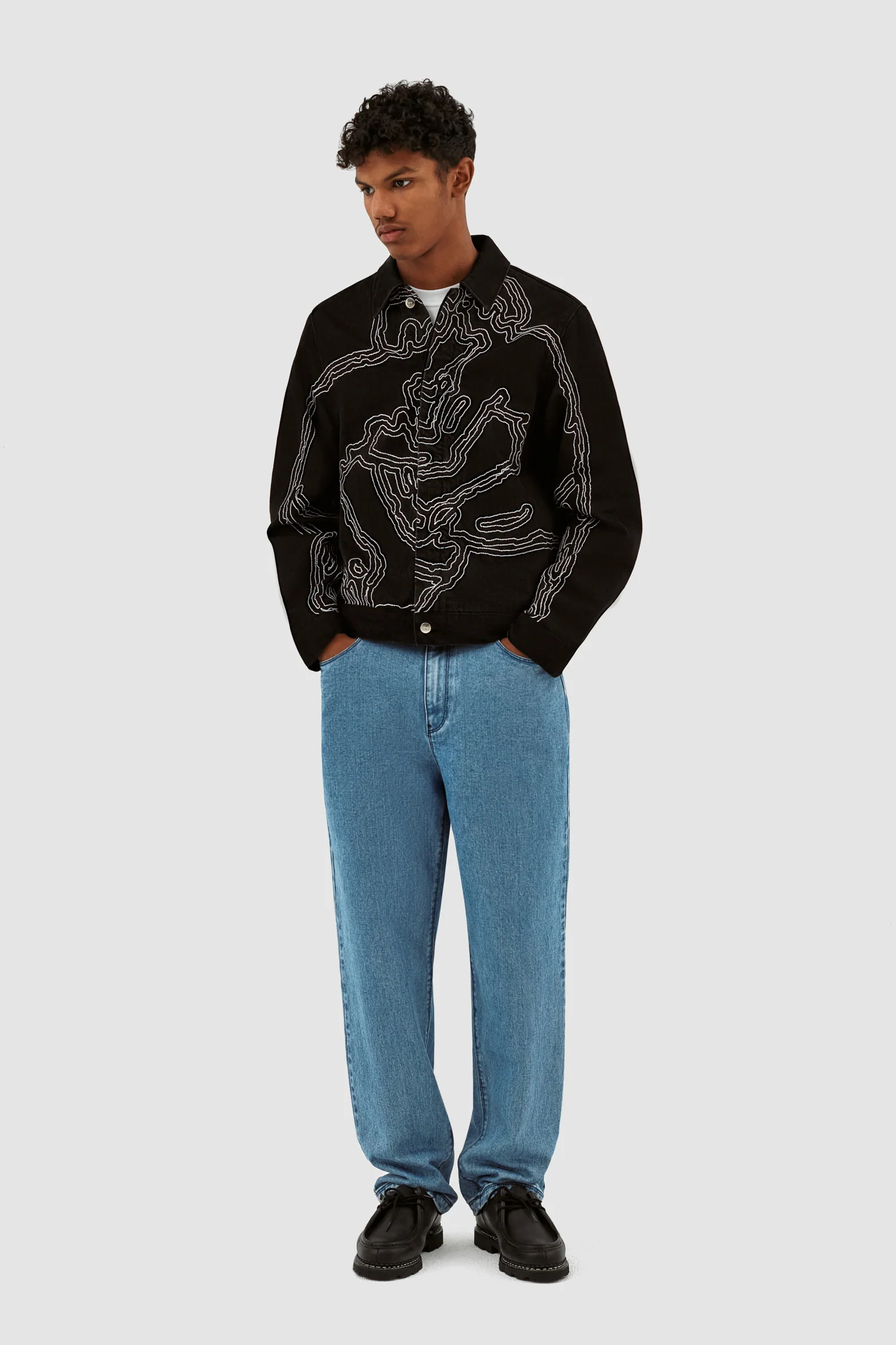 Jones Fighter Jacket - Black - Image 5