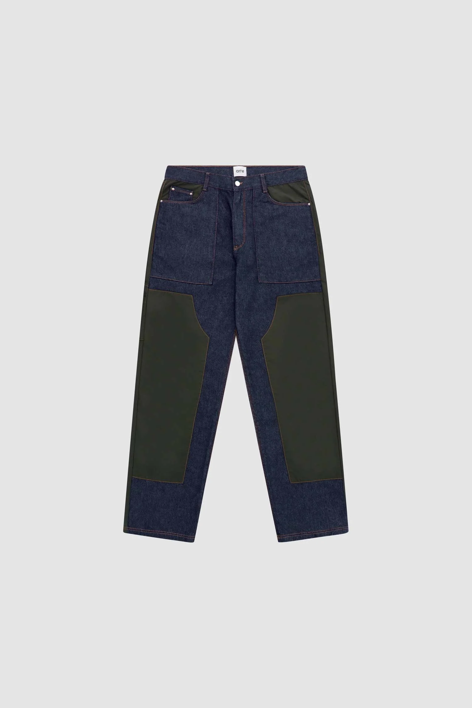 Jones Multi Pants - Denim/Green - Image 10
