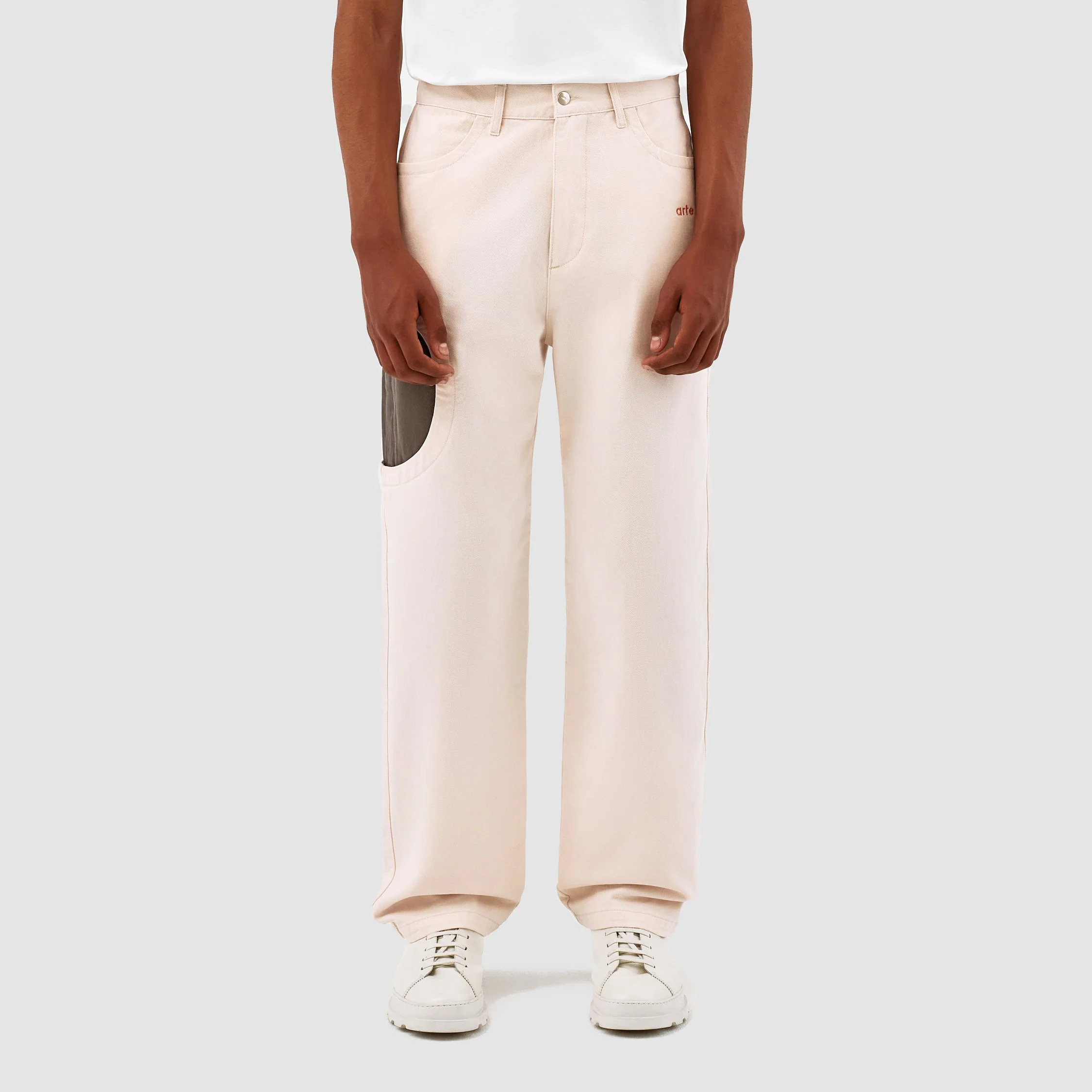 Jones Trabal Pants - Cream/Grey