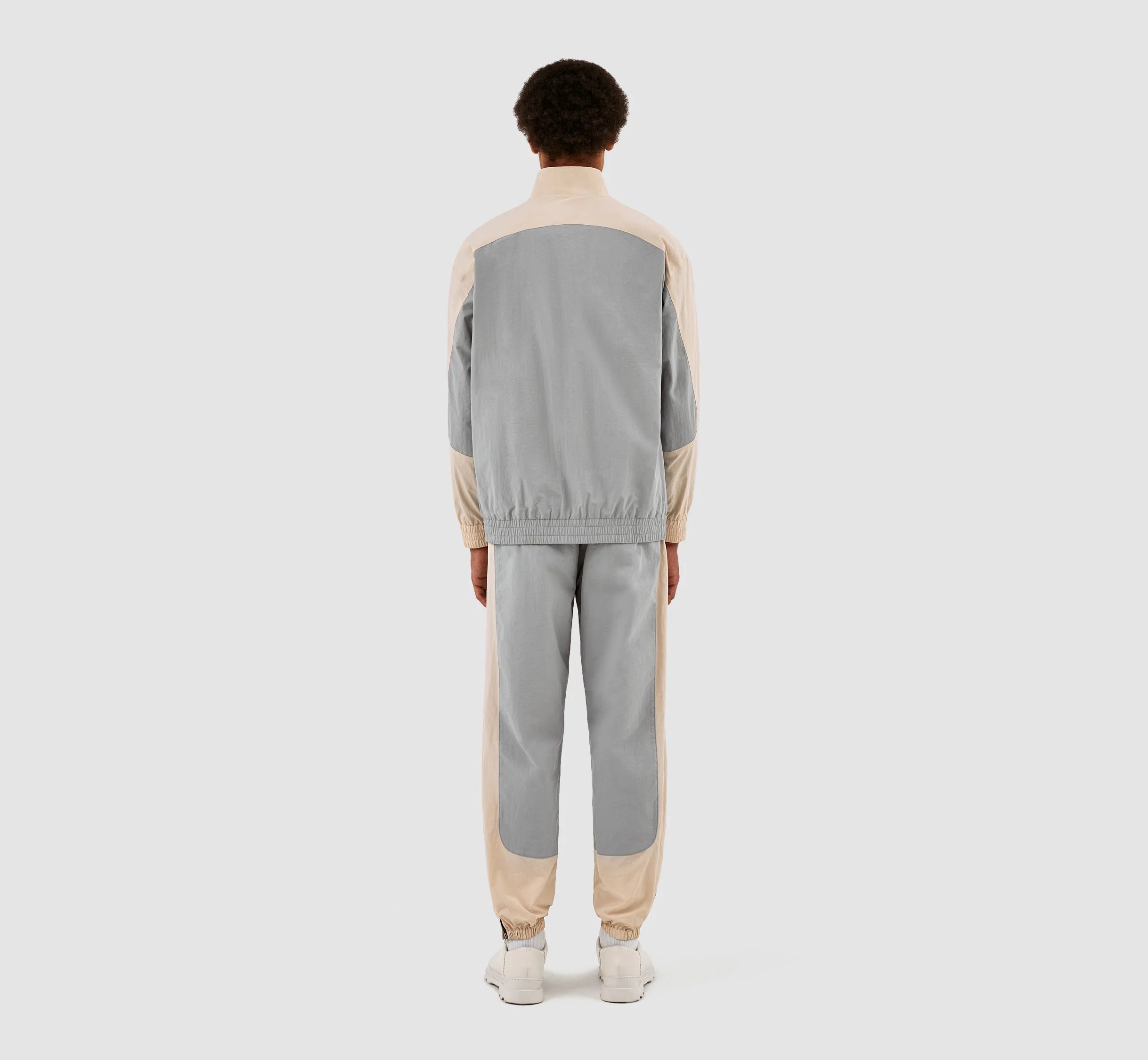 Jordan Colorblock Jacket - Cream/Grey - Image 7