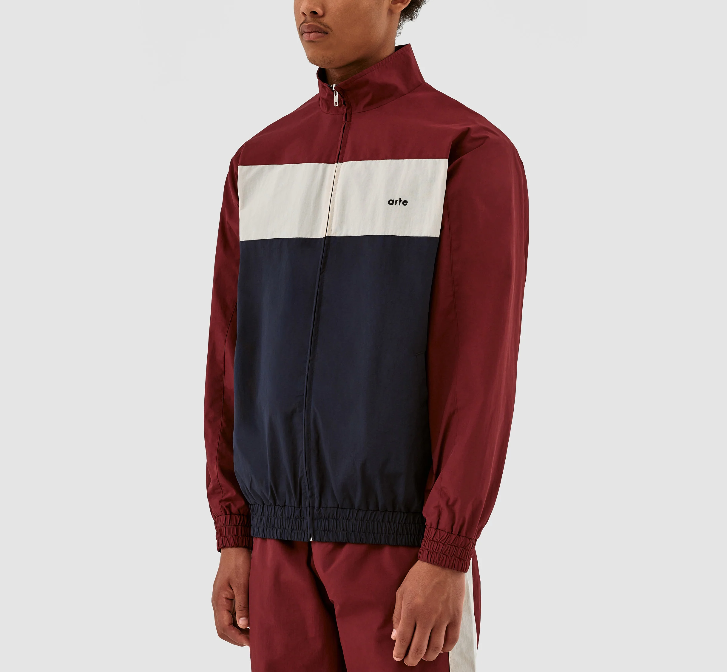 Jordan Colorblock Jacket - Navy/Bordeaux - Image 4