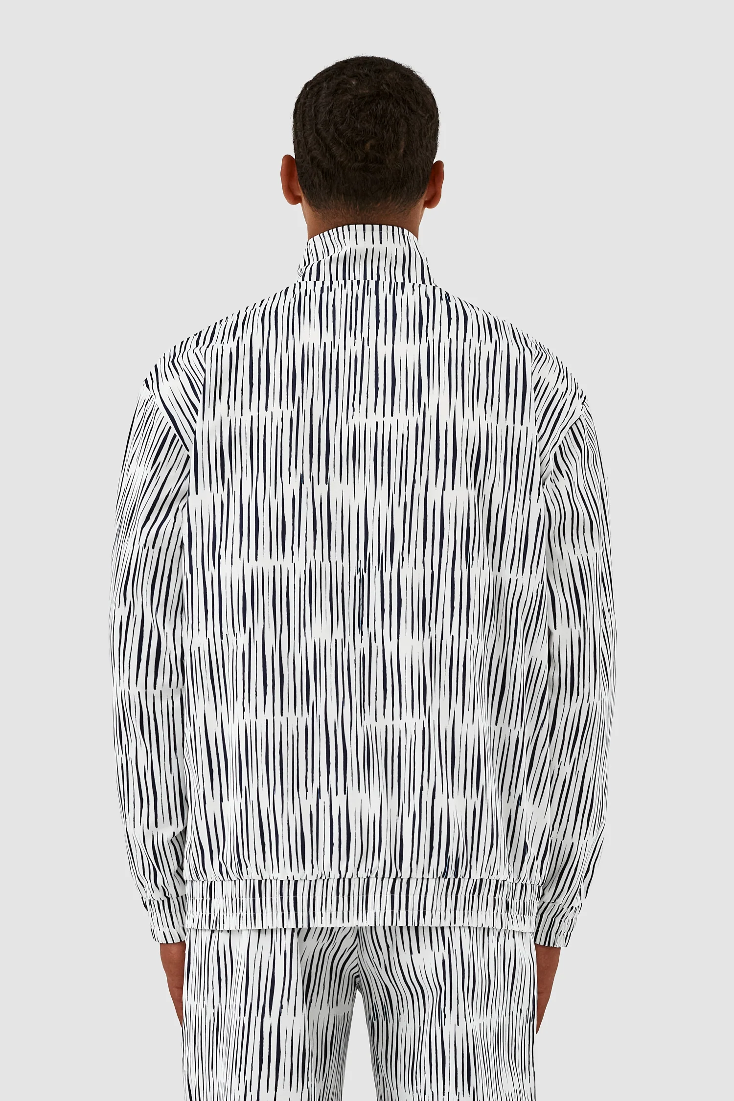 Jordan Pereira Jacket - Cream/Navy - Image 3