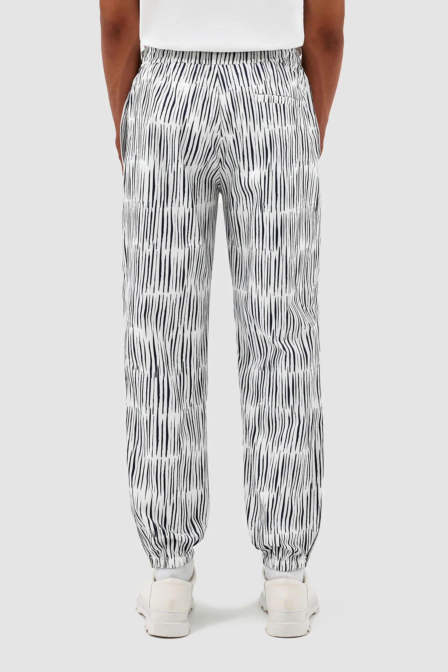 Jordan Pereira Pants - Cream/Navy - Image 3