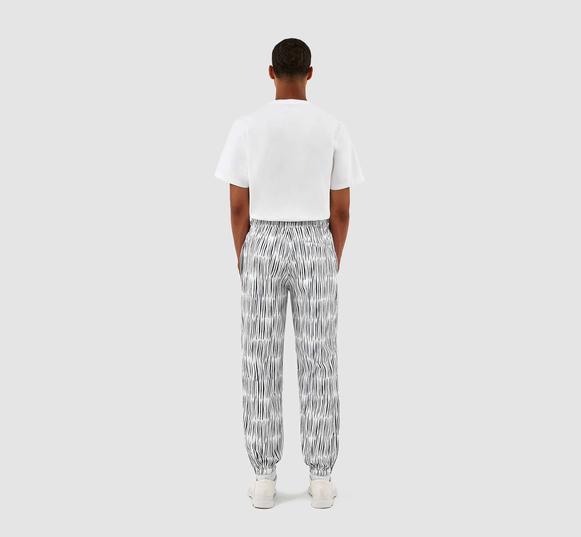 Jordan Pereira Pants - Cream/Navy - Image 7
