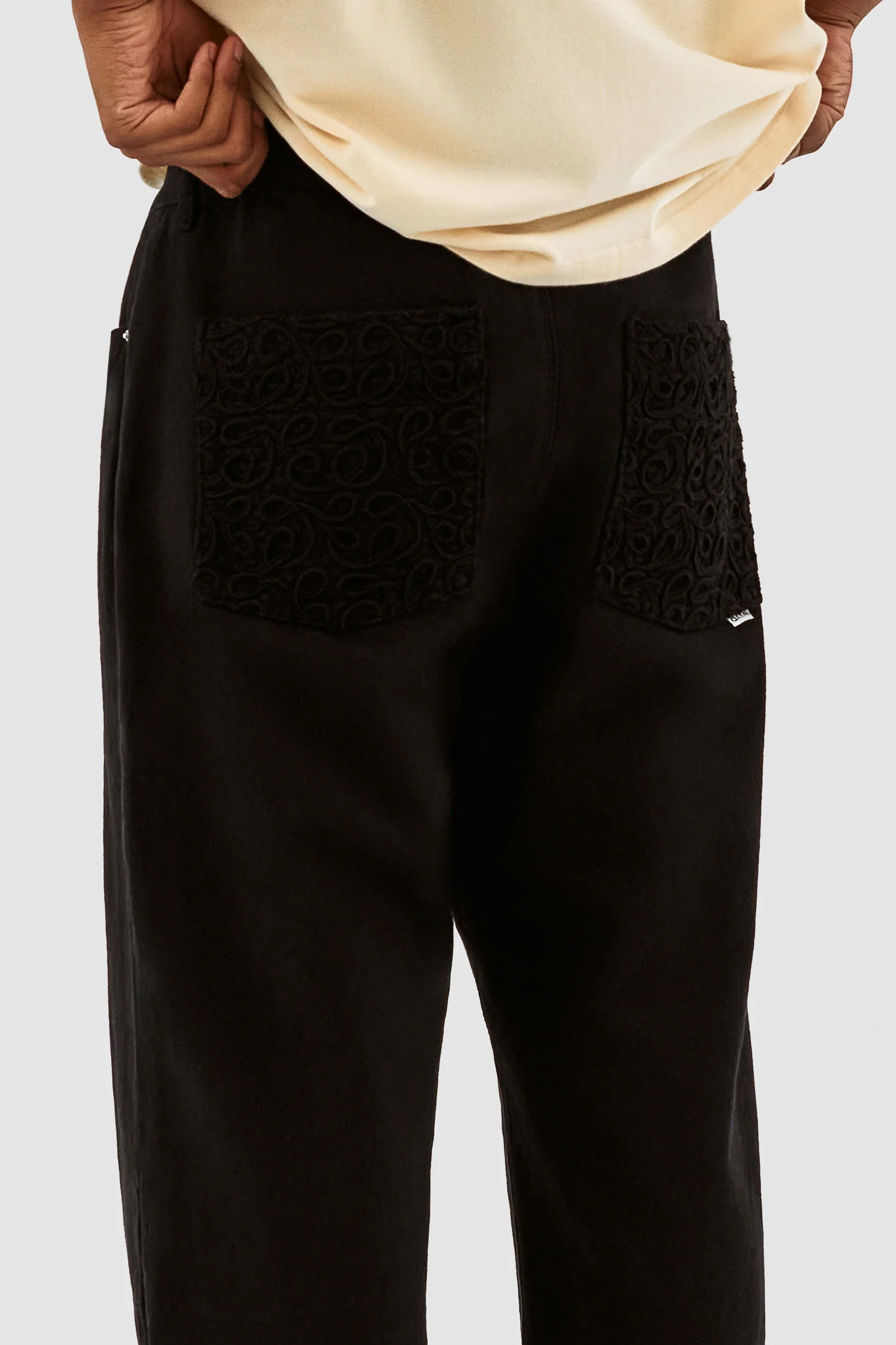 Joshua Detail Pants - Black - Image 8