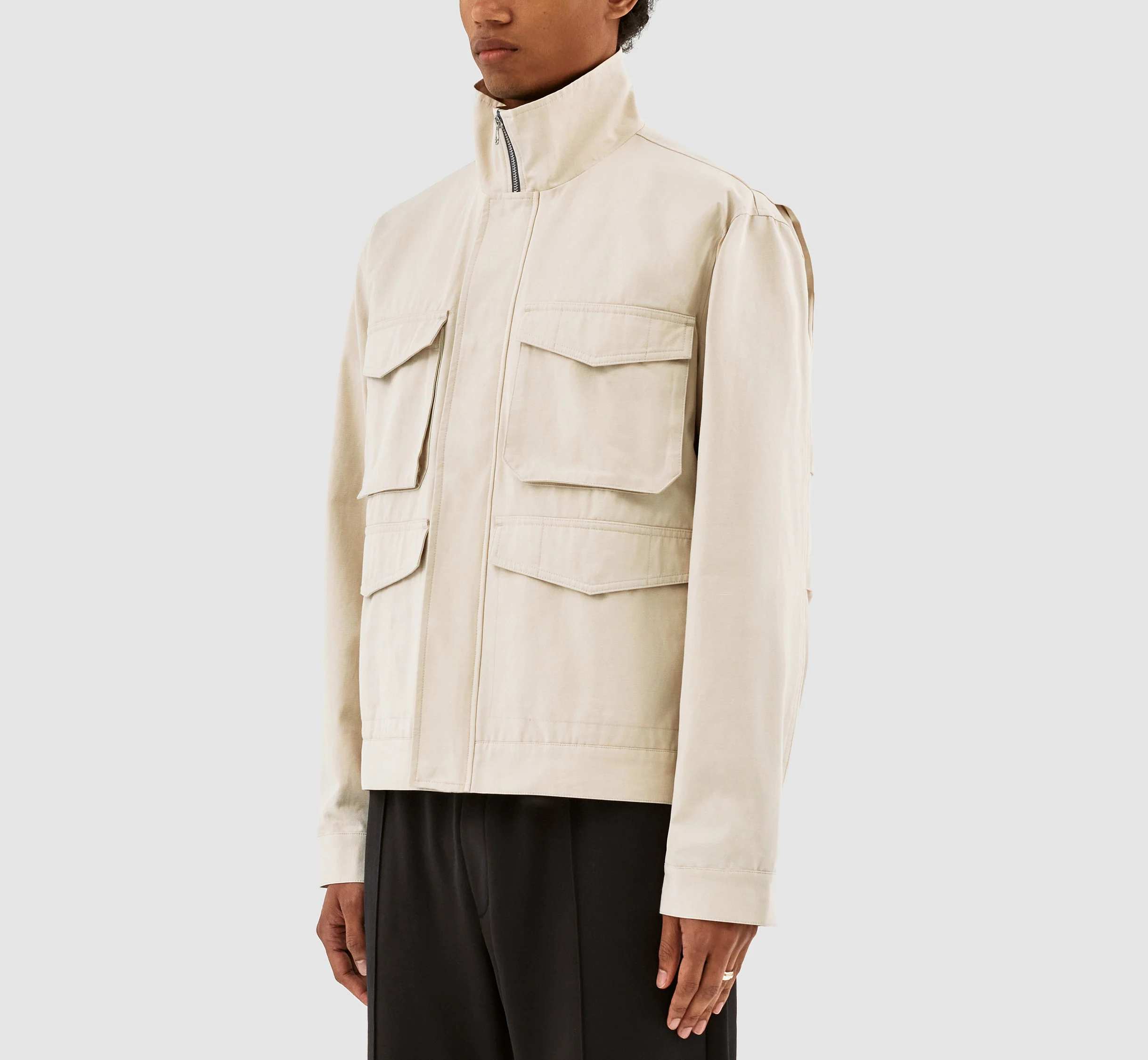 Jul Workwear Jacket - Cream - Image 4