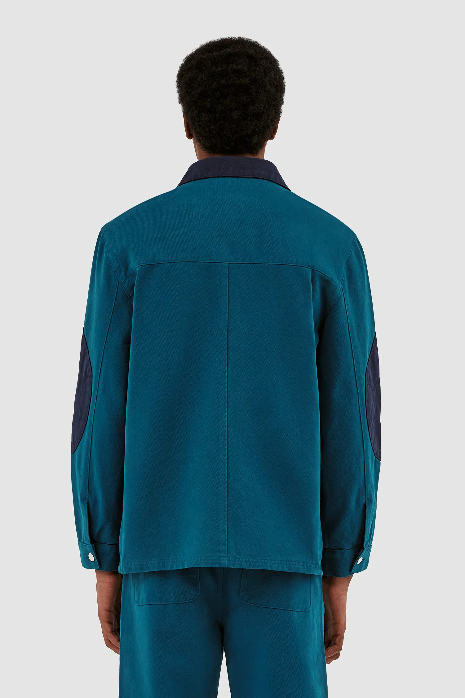 Jules Heart Padded Jacket - Petrol Blue - Image 3