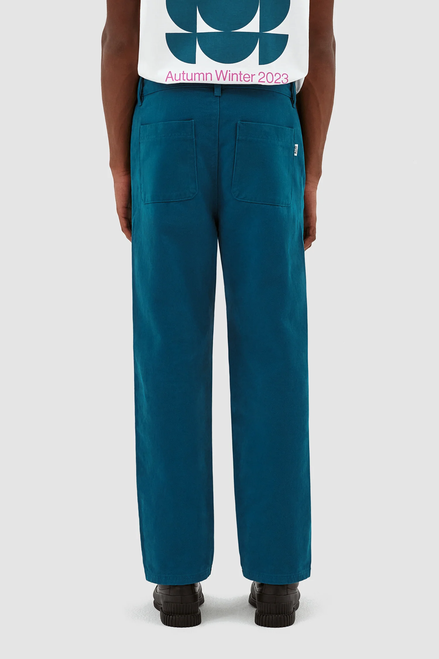 Jules Heart Padded Pants - Petrol Blue - Image 3