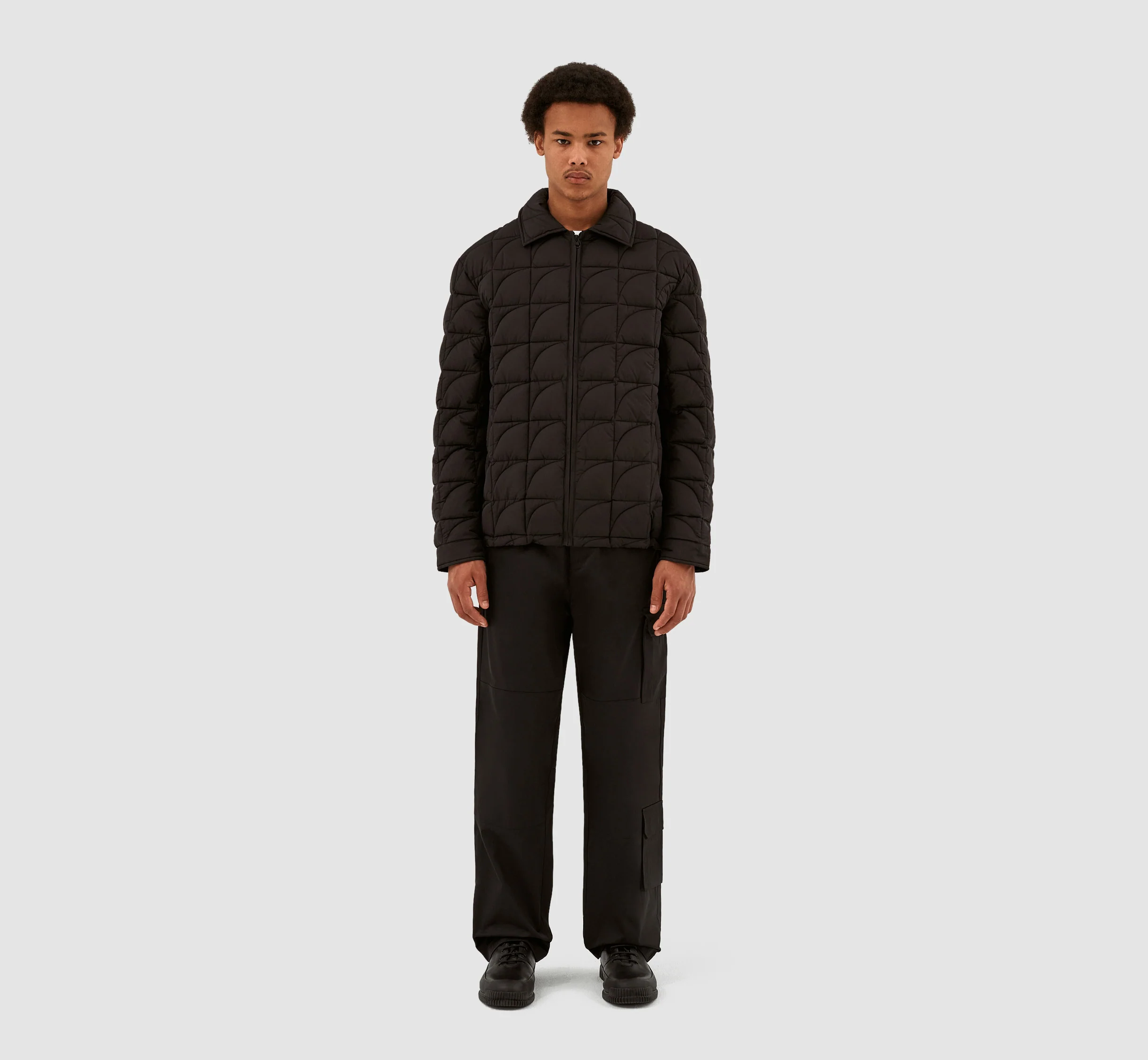 Jules Quilted Jacket - Black - Image 4