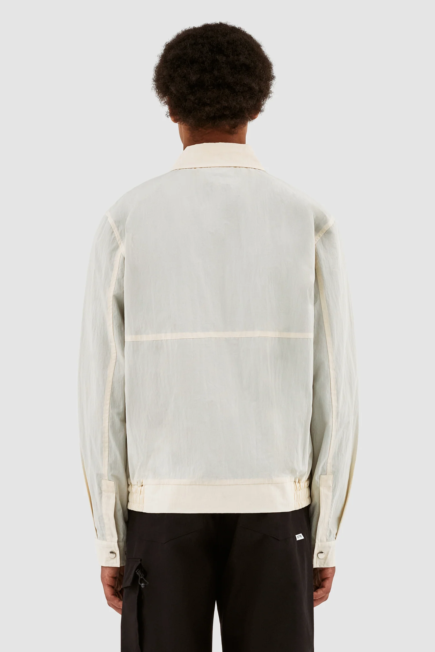 Julian Colorblock Jacket - Cream/Navy - Image 3