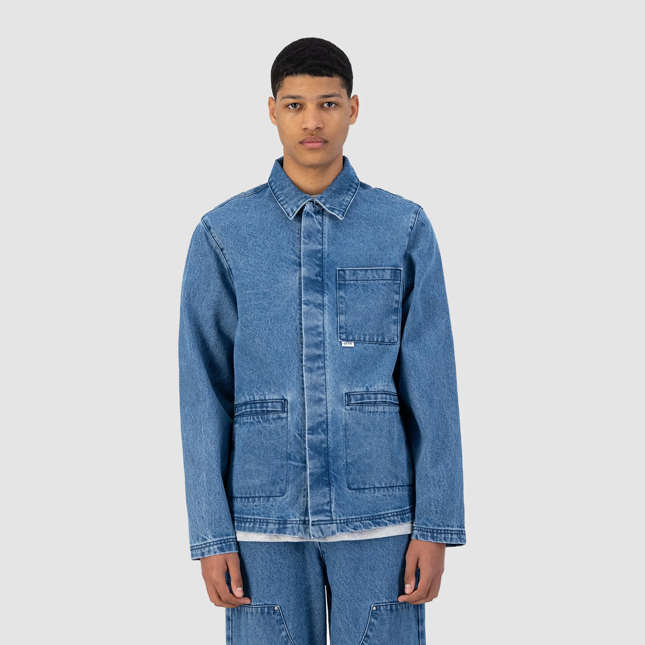 Julio Heart Jacket - Denim Light Bleach