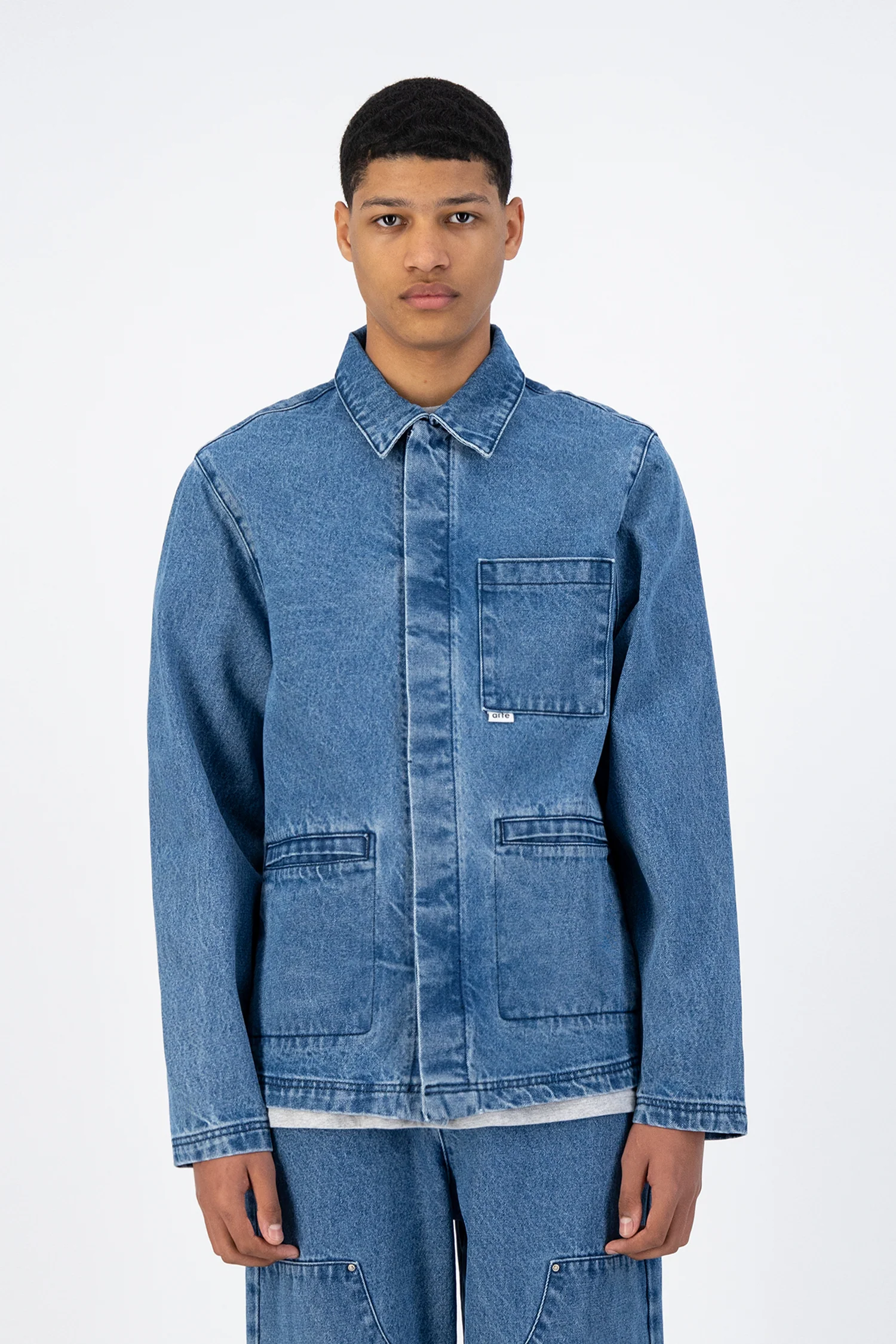 Julio Heart Jacket - Denim Light Bleach - Image 2