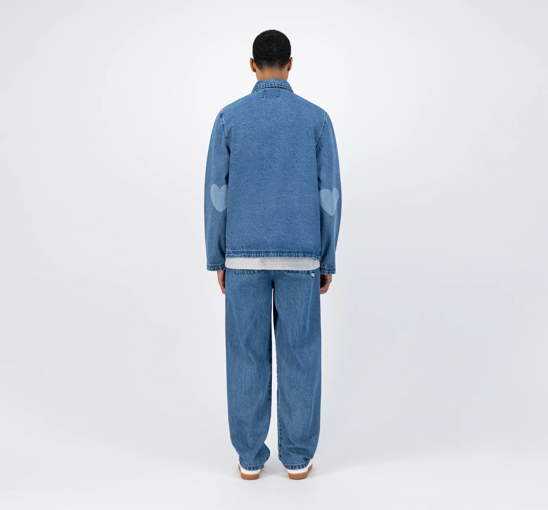 Julio Heart Jacket - Denim Light Bleach - Image 6