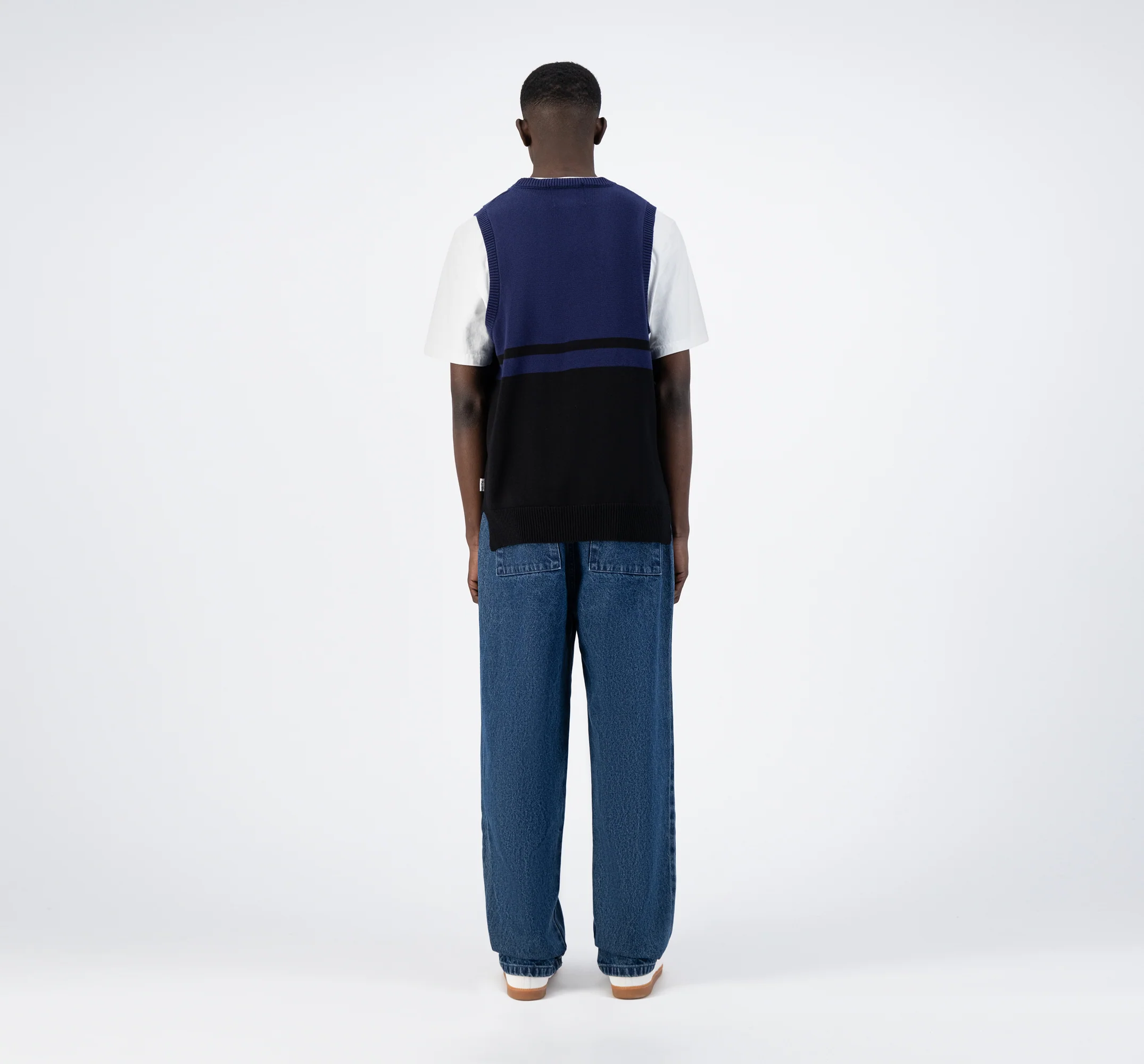 Karl Meio Knit - Black/Navy - Image 6