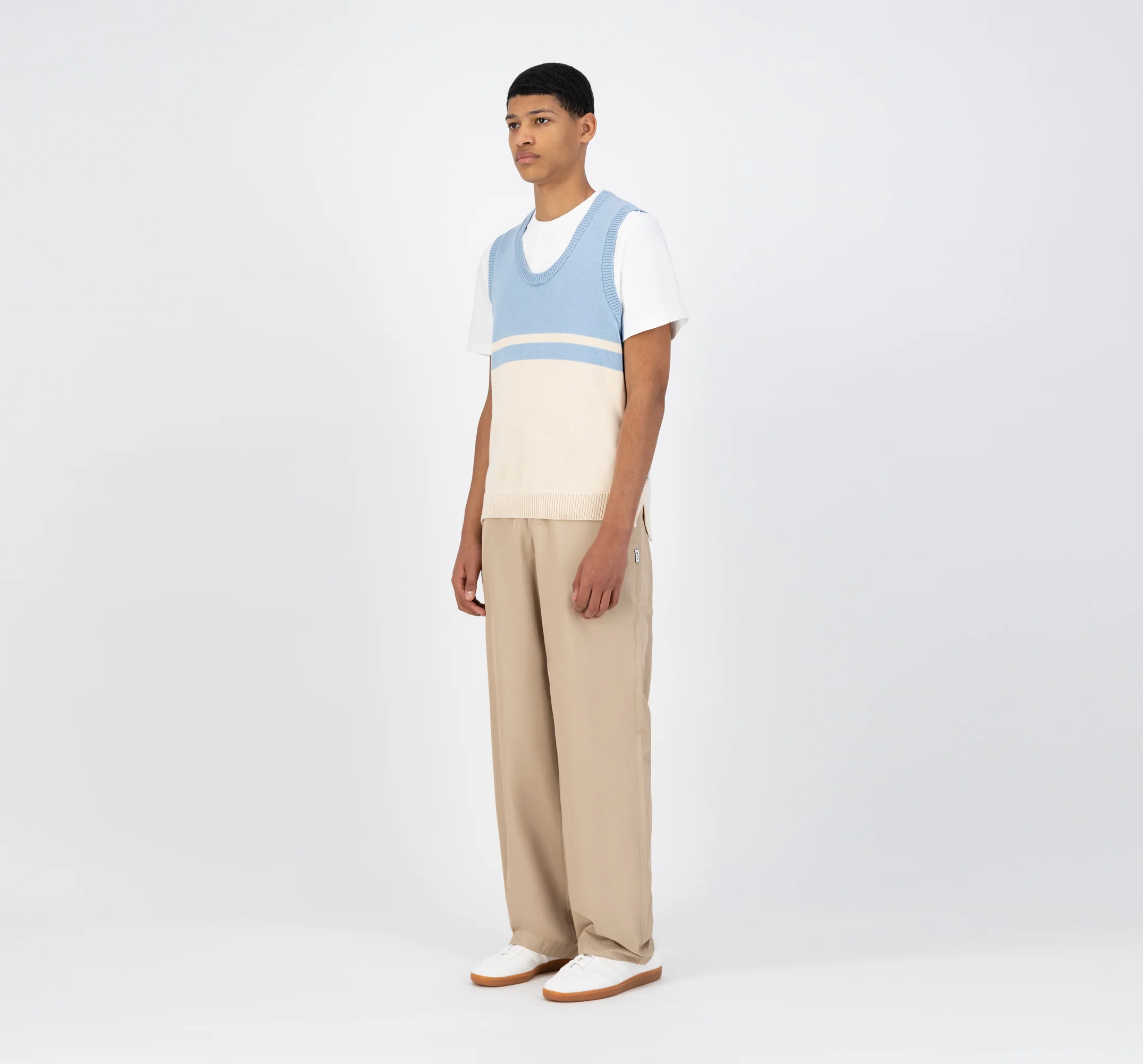 Karl Meio Knit - Skylight/Cream - Image 5
