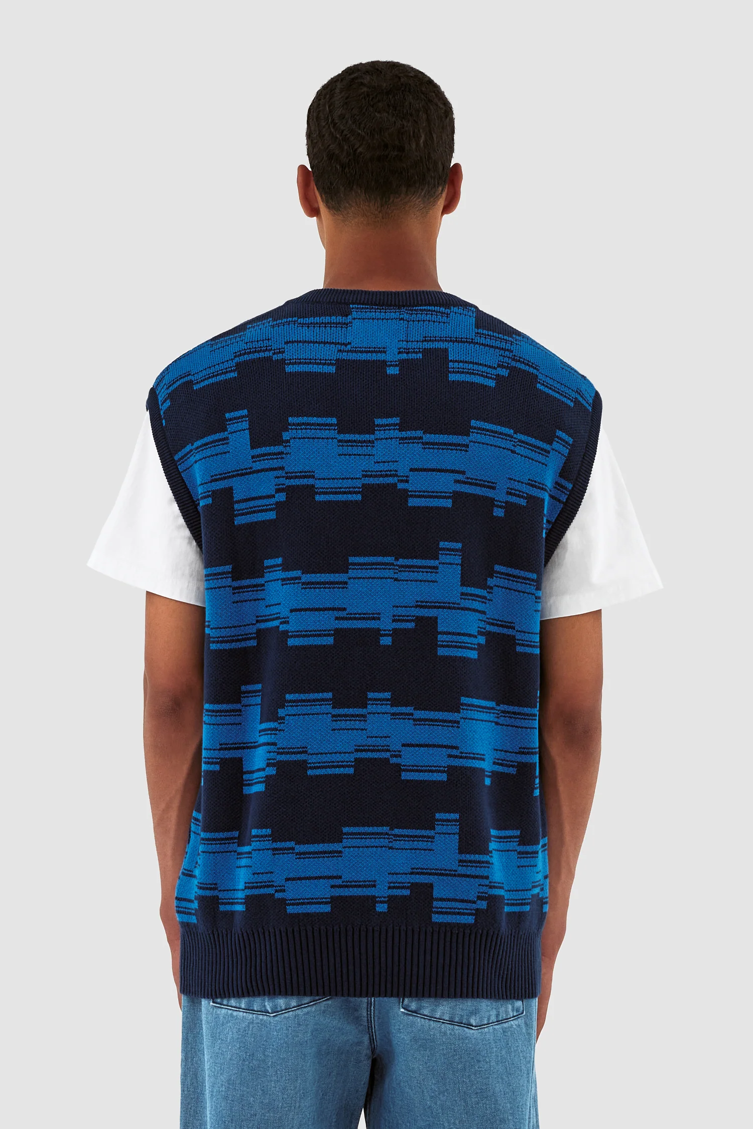 Karl Tertis Knit - Navy/Blue - Image 3