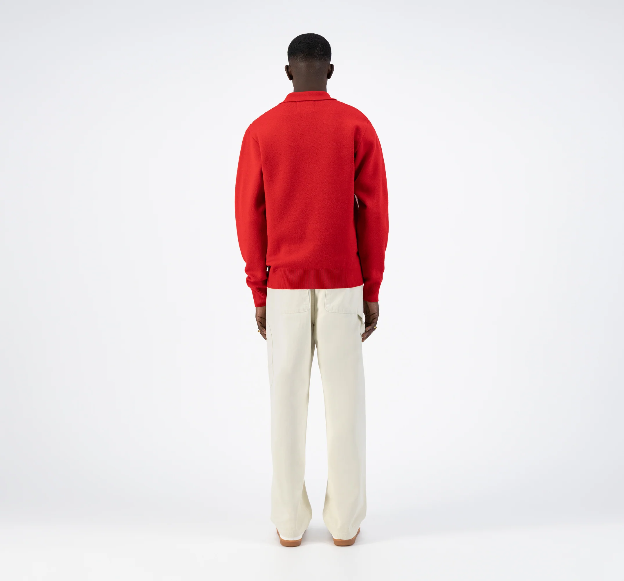 Karp Knit Cardigan - Red - Image 6