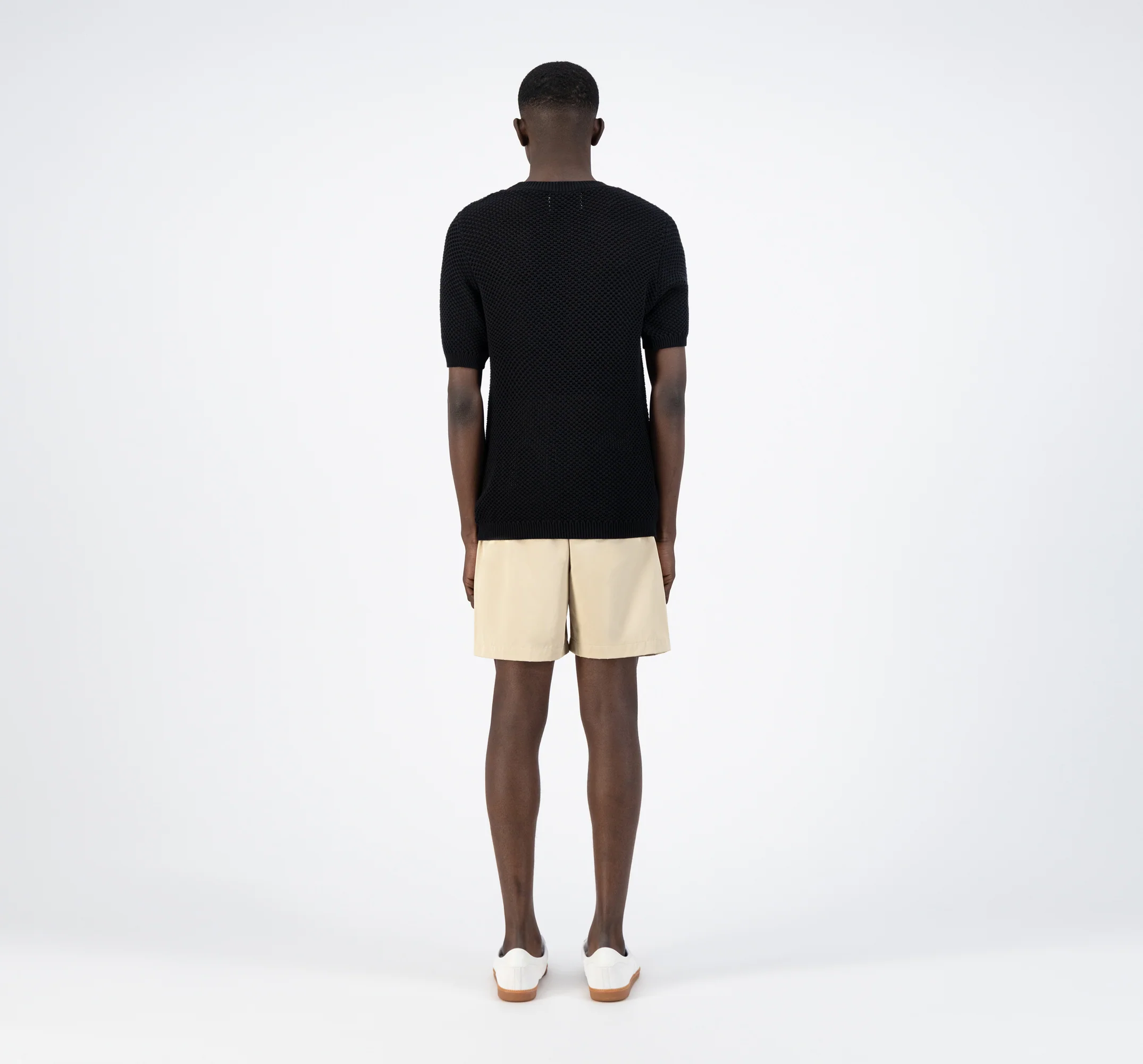 Kiewic Knit T-shirt - Black - Image 5