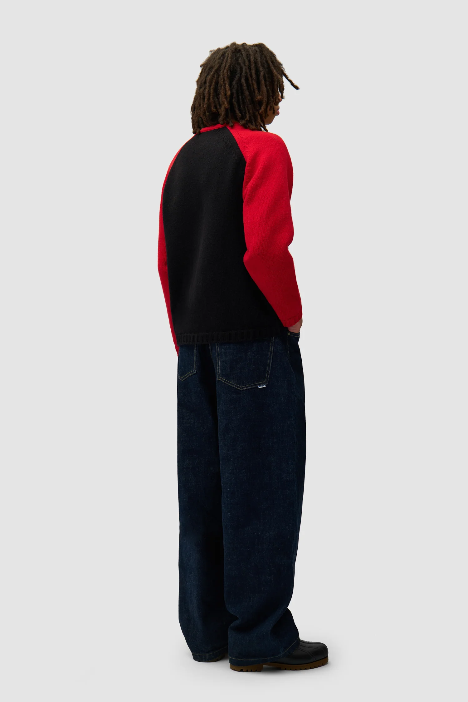 Knitted Longsleeve - Black/Red - Image 6