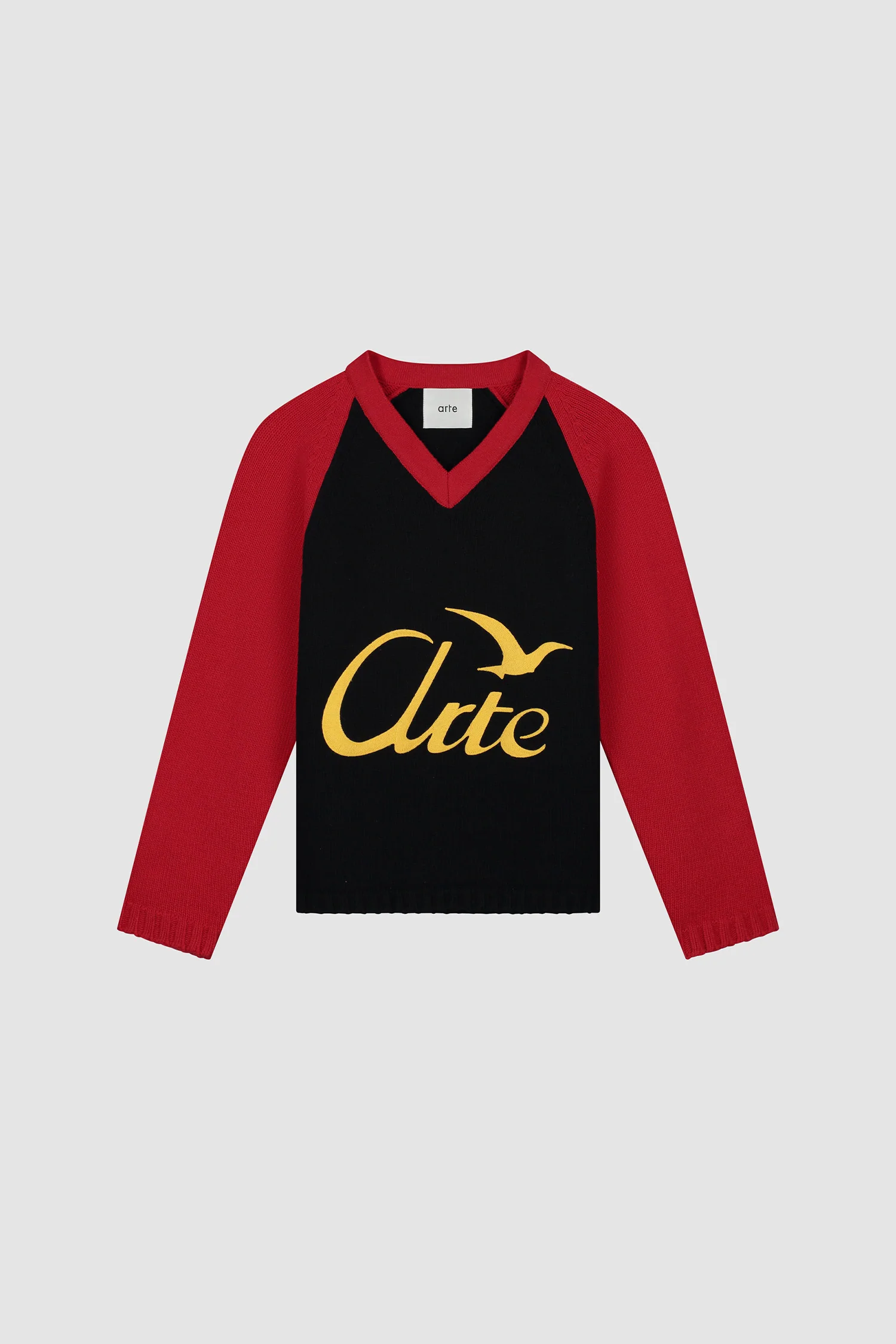 Knitted Longsleeve - Black/Red - Image 8