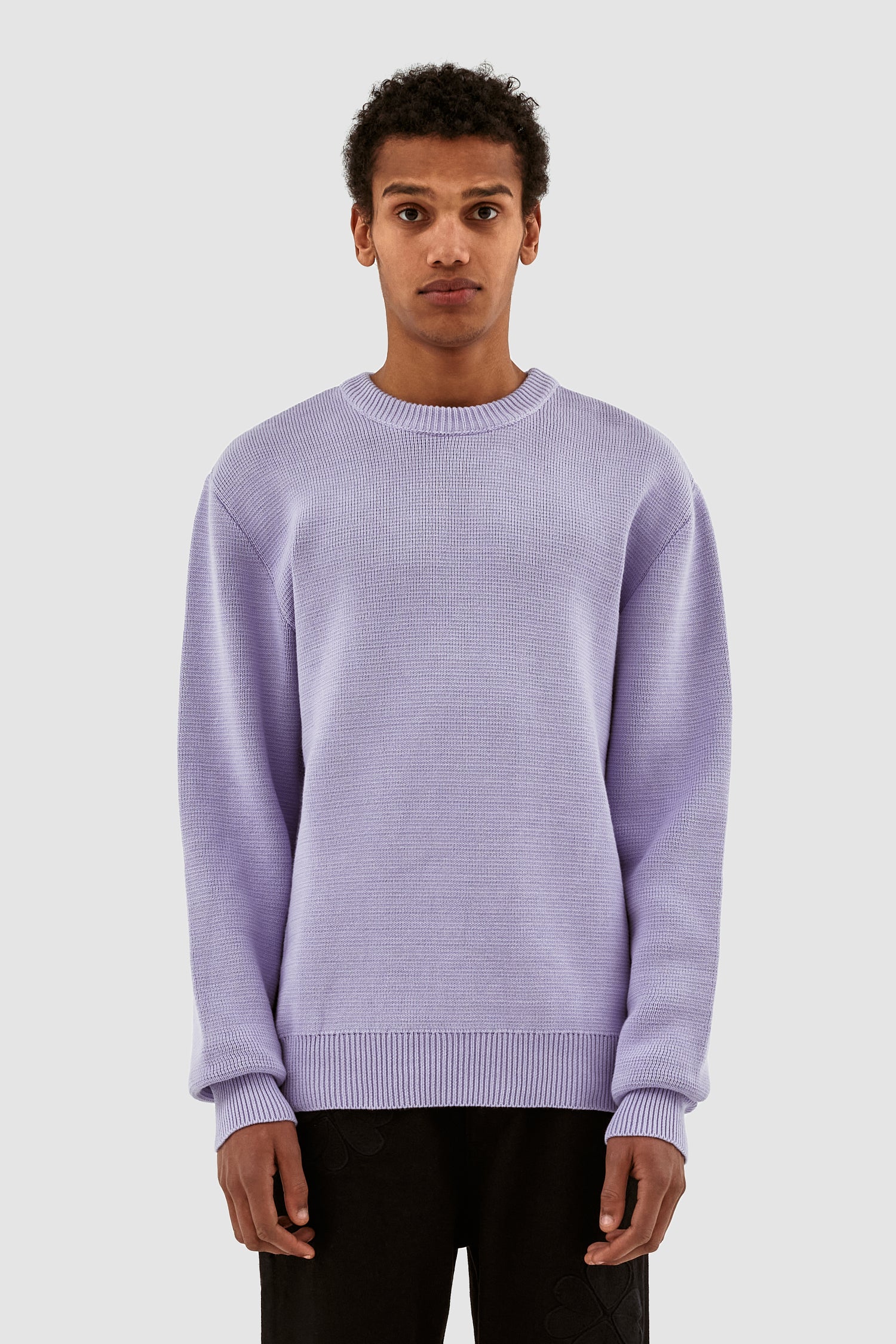 Kobe Back Heart Sweater - Purple - Image 3