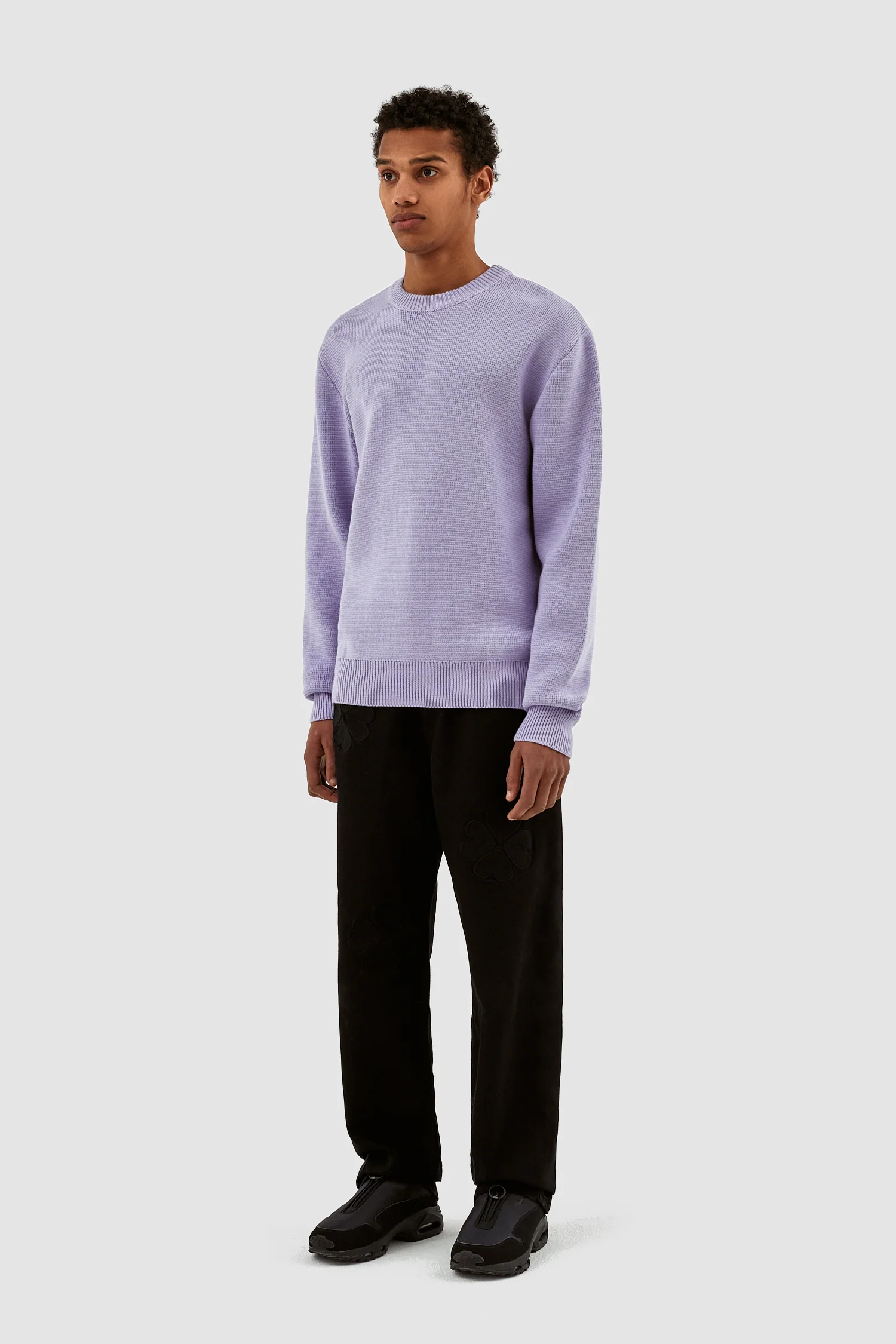 Kobe Back Heart Sweater - Purple - Image 6