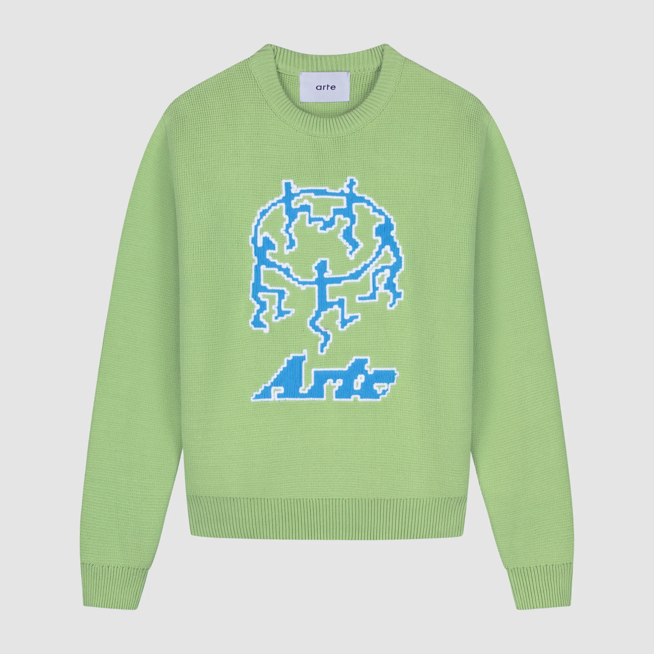 Kobe Pixel Dancers Sweater - Light Green