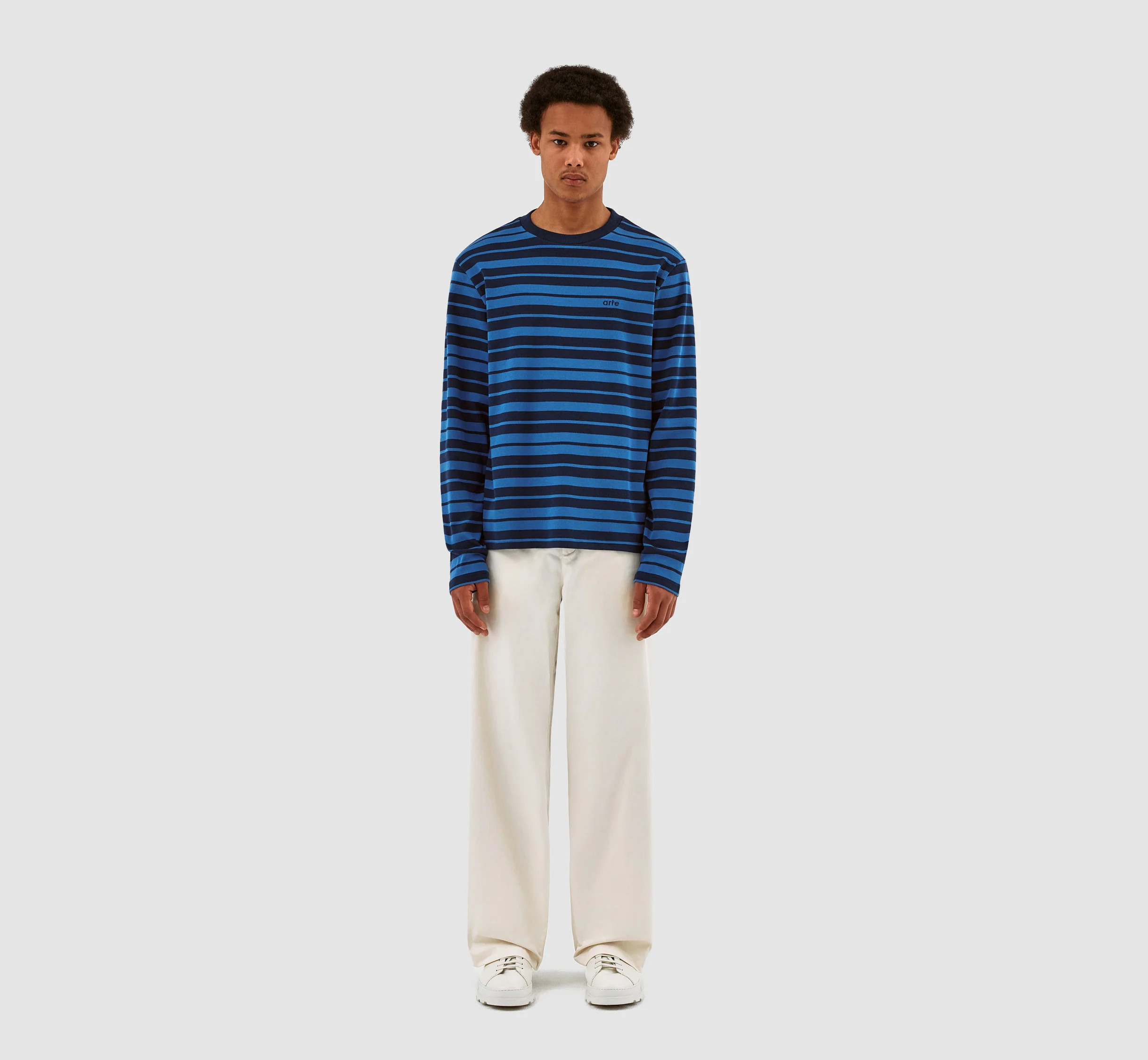 Lee Stripes Longsleeve - Blue - Image 5