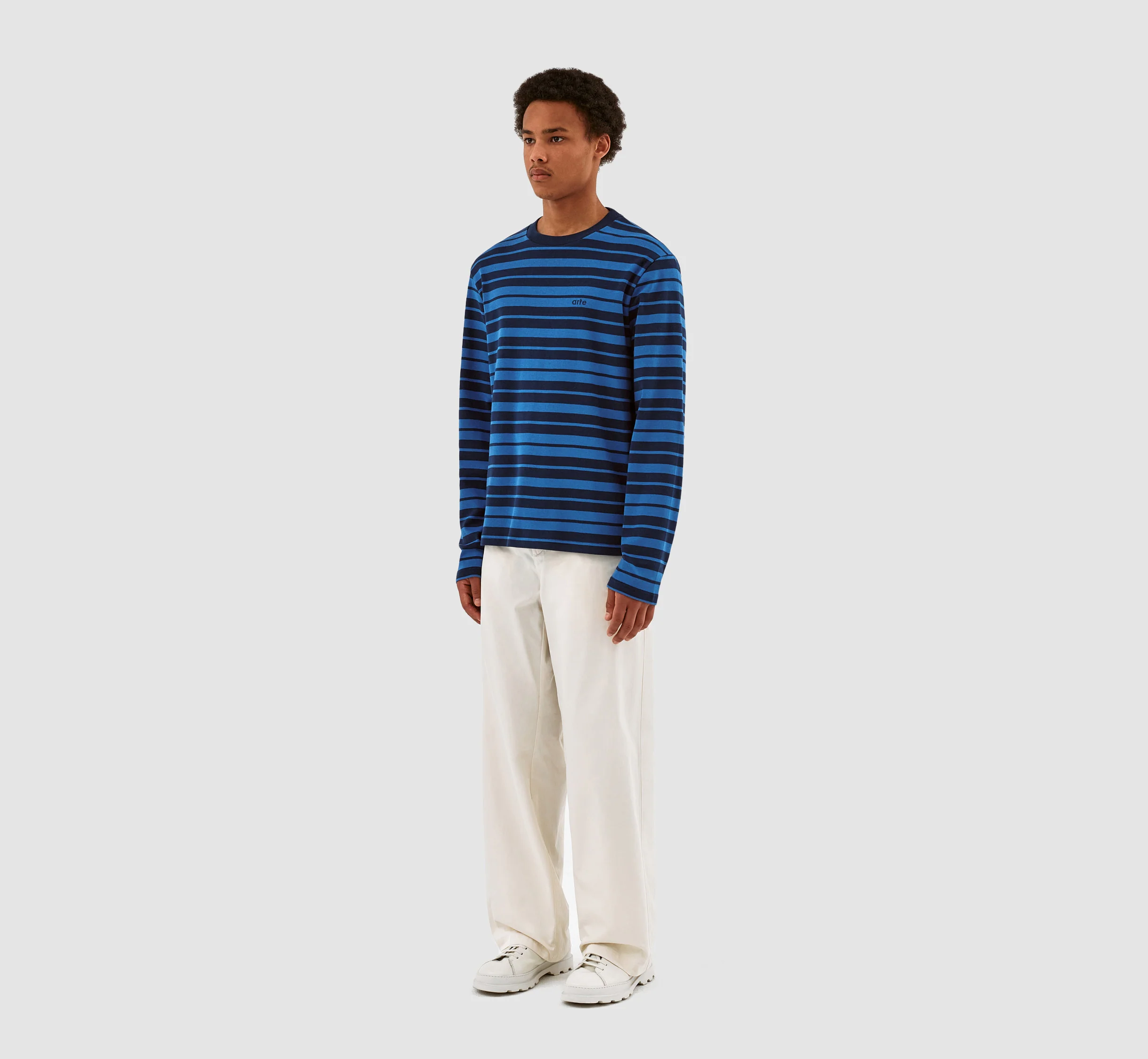 Lee Stripes Longsleeve - Blue - Image 6