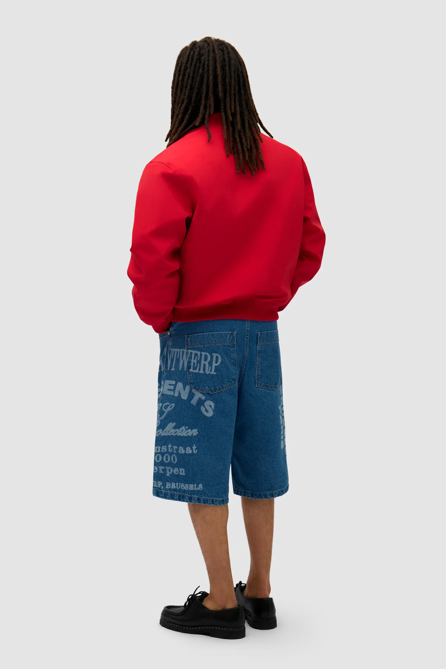 Logo Bird Bomber Jacket - Red - Image 6