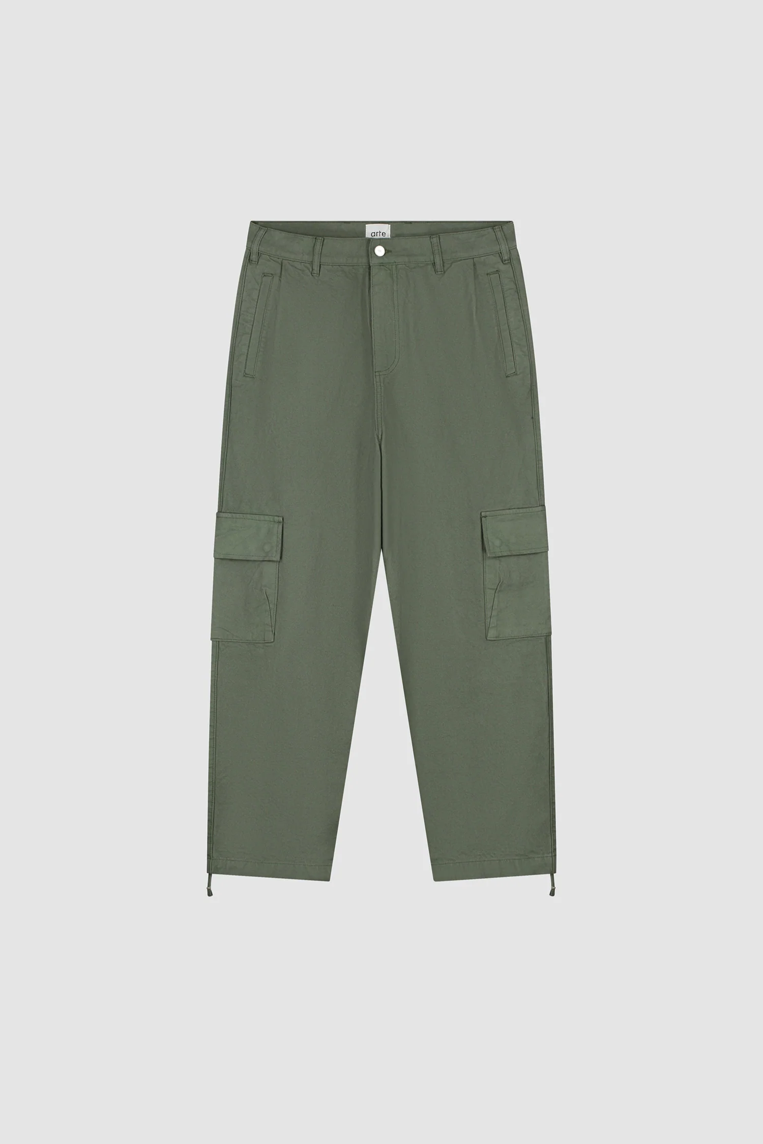 Low Cargo Pants - Green - Image 9