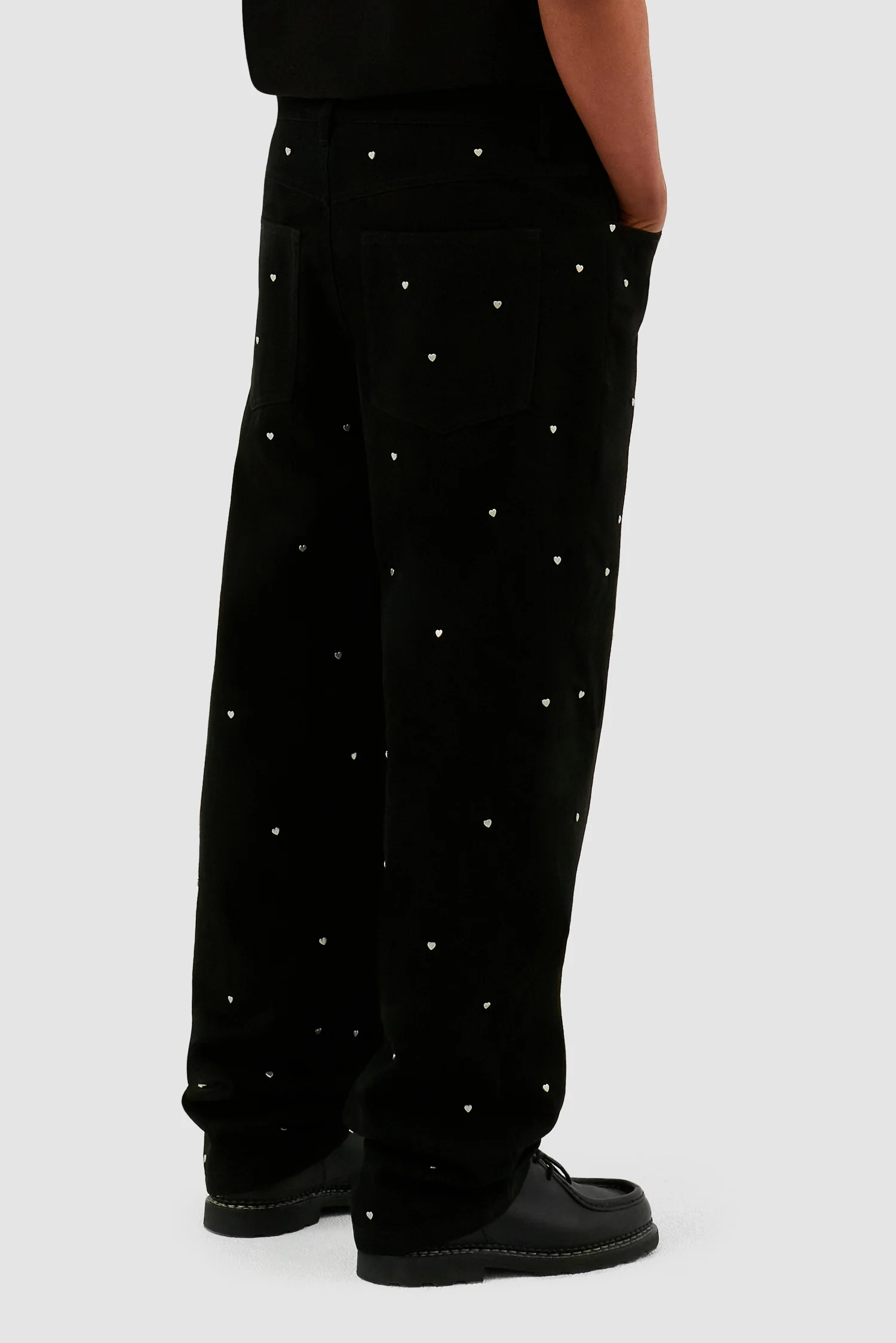 Metal Hearts Jeans - Black - Image 2