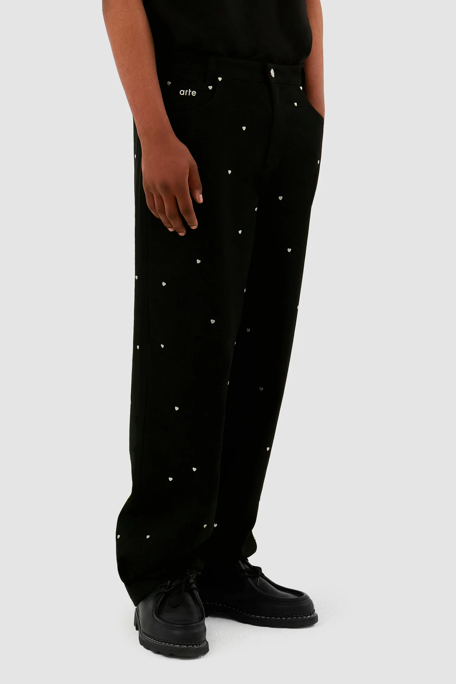 Metal Hearts Jeans - Black - Image 6