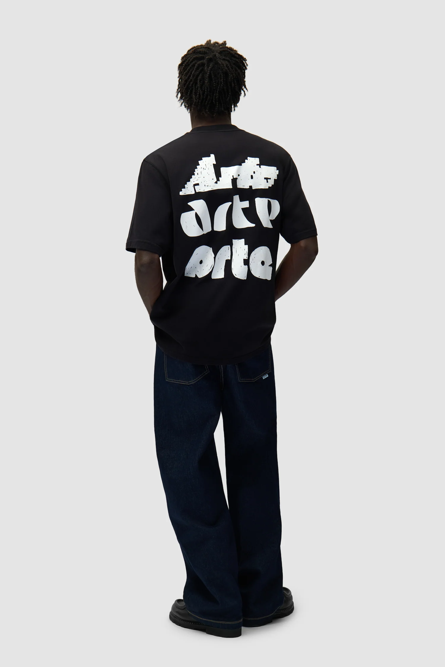 Multi Arte Print T-Shirt - Black - Image 5