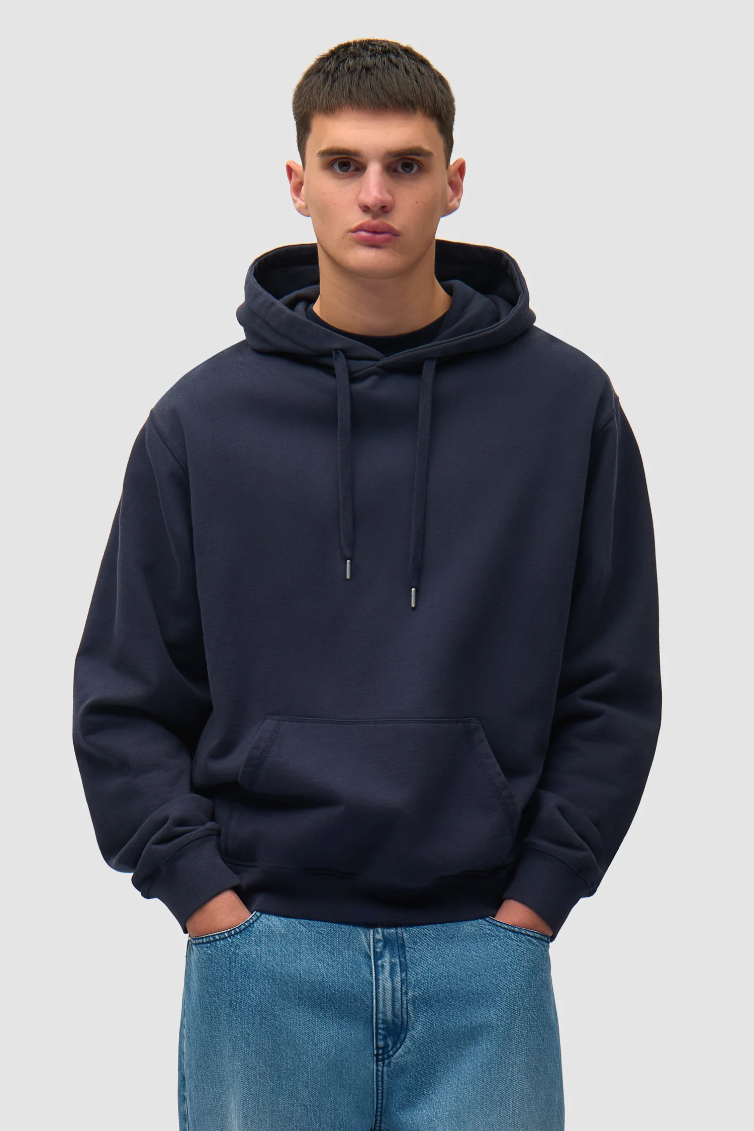 Multi Back Logo Hoodie - Navy - Image 3