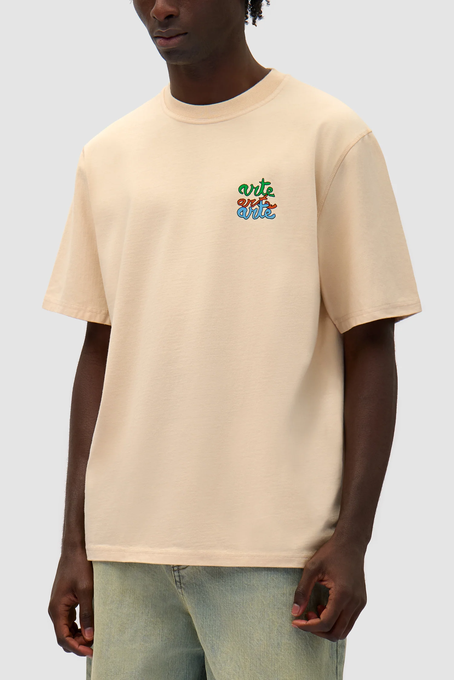Multi Logo T-shirt - Cream - Image 7