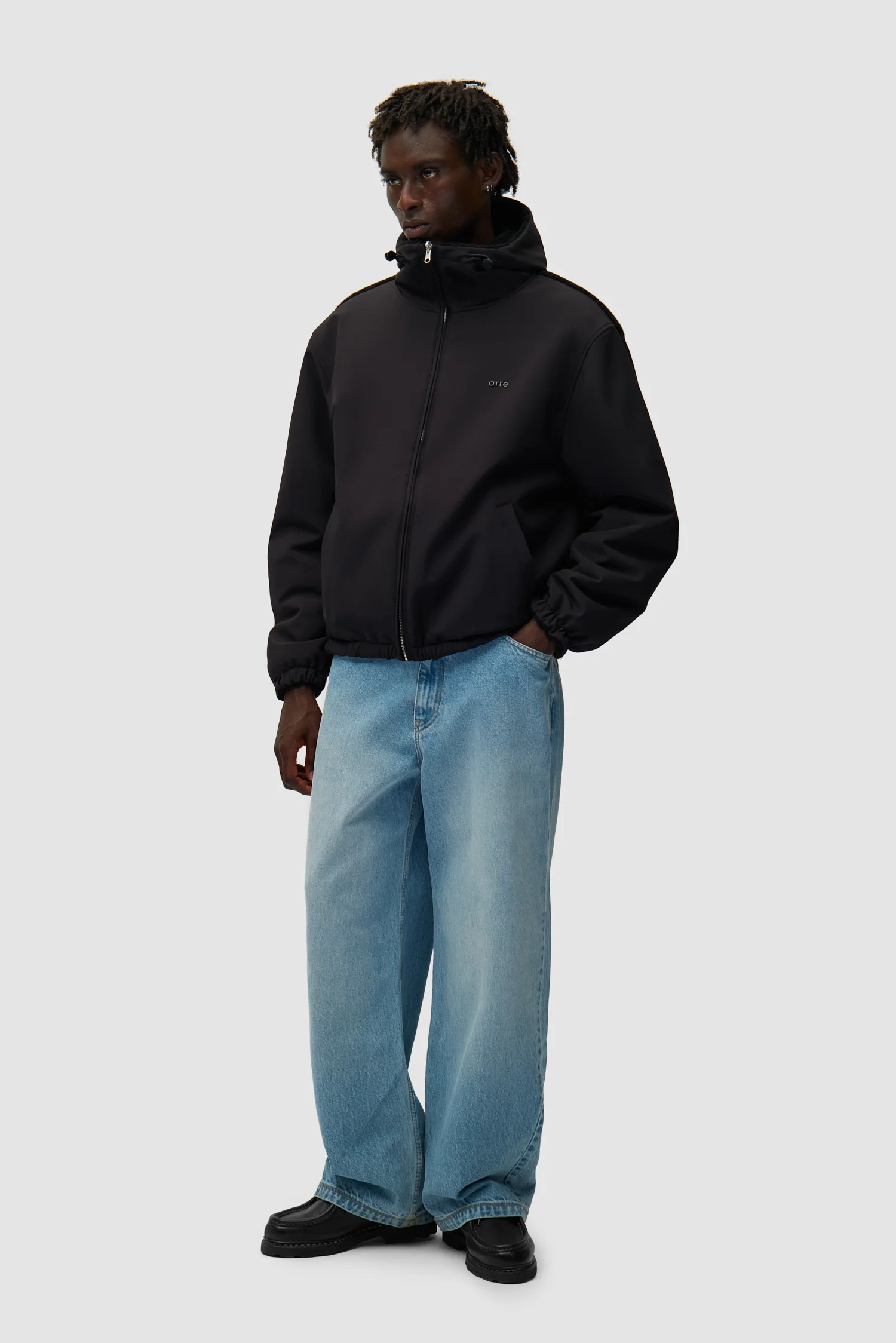 Nylon Technical Jacket - Black - Image 10