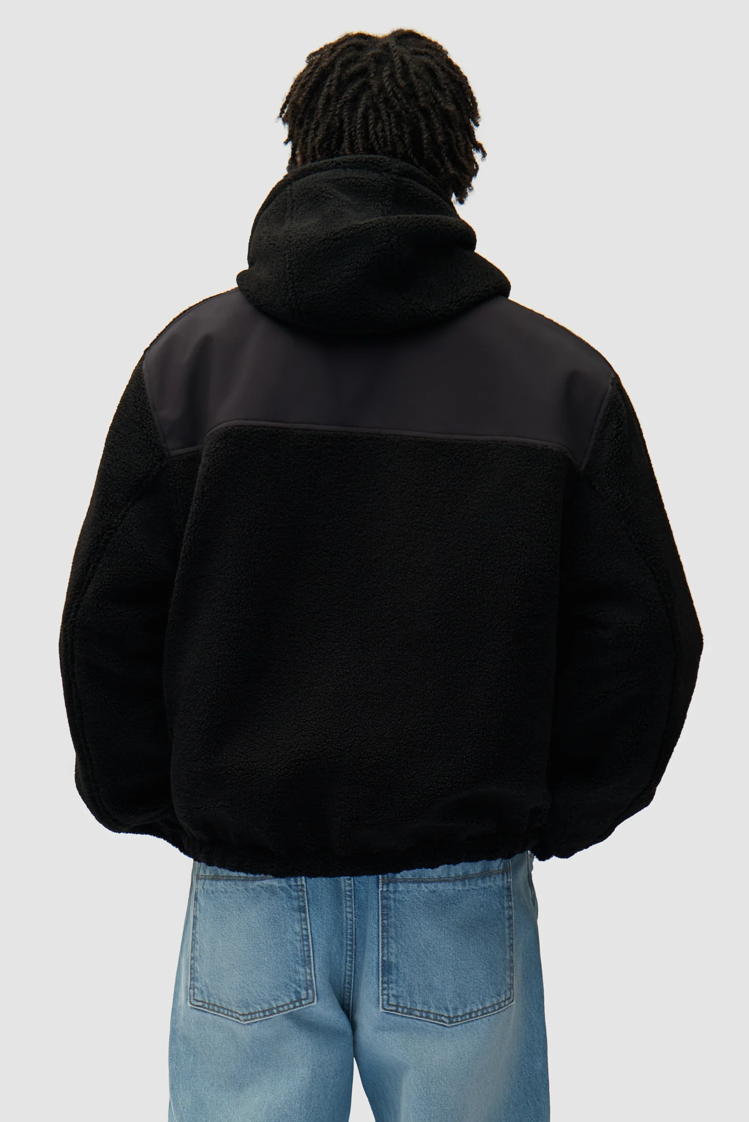 Nylon Technical Jacket - Black - Image 3