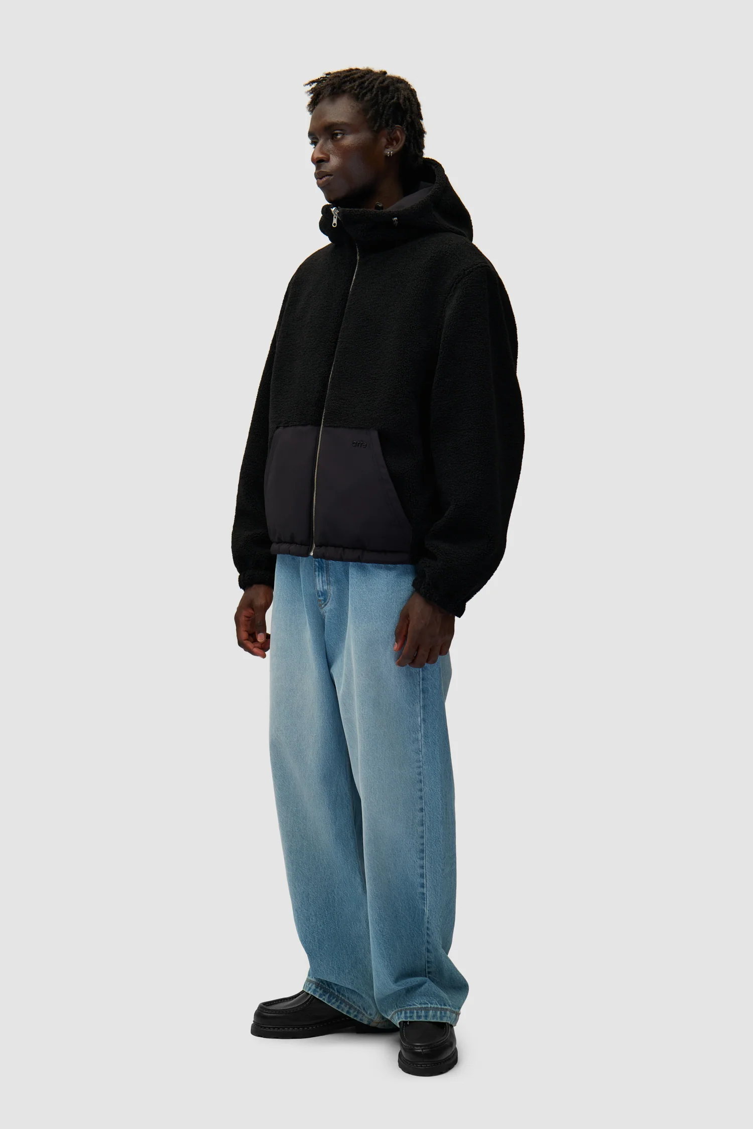 Nylon Technical Jacket - Black - Image 4